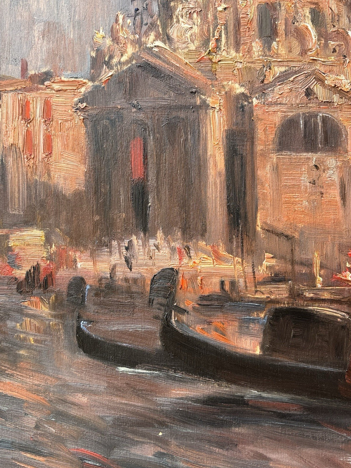 Quadro -Marina Di Venezia- Antonio D’urso- dipinto a olio