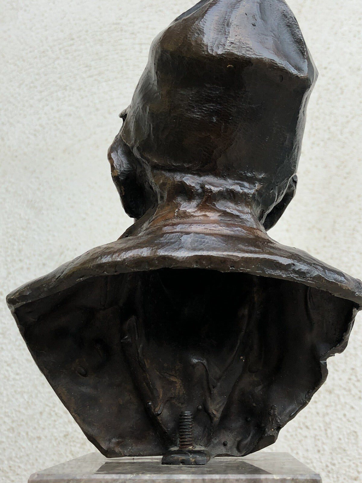 Scultura Vintage In Bronzo -anziano-