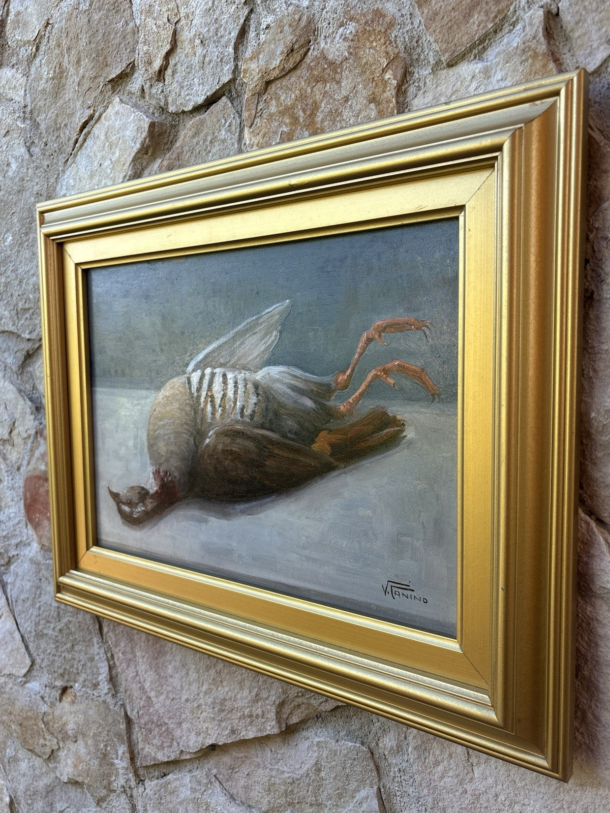 Quadro -Uccello- Vincenzo Canino dipinto a olio