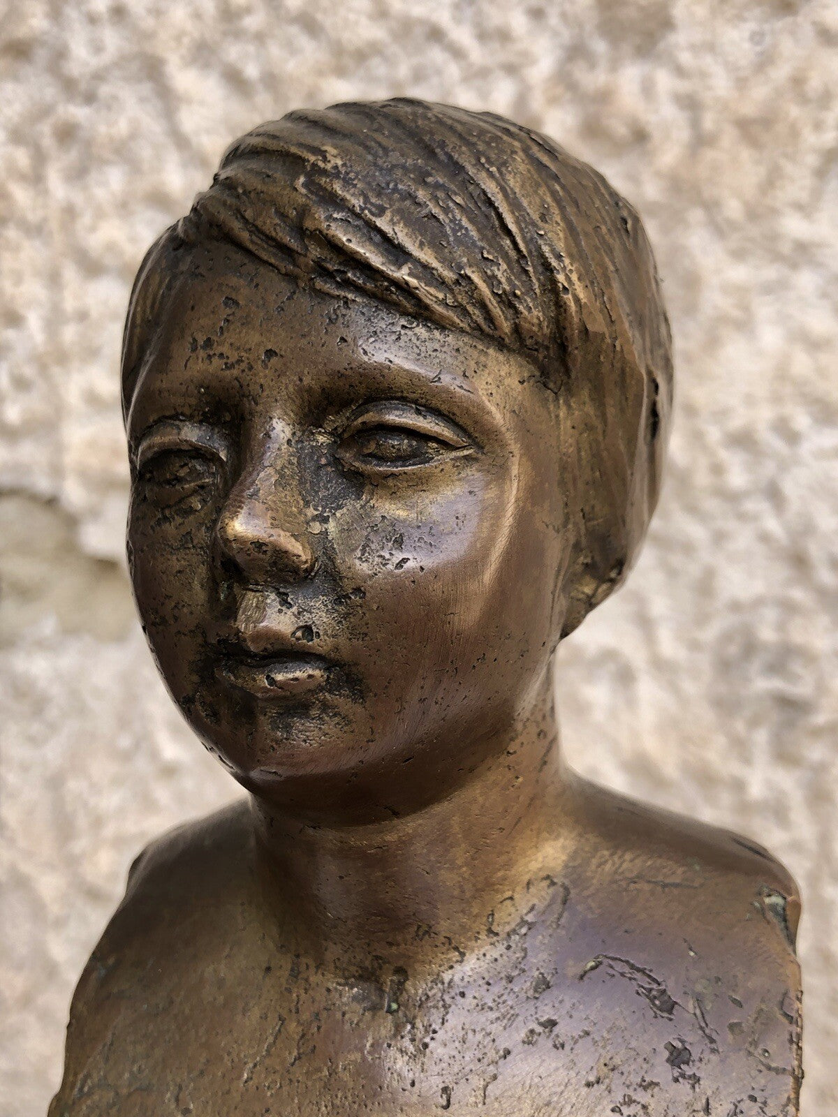 Scultura vintage in bronzo -A. Di Lucca 1/26