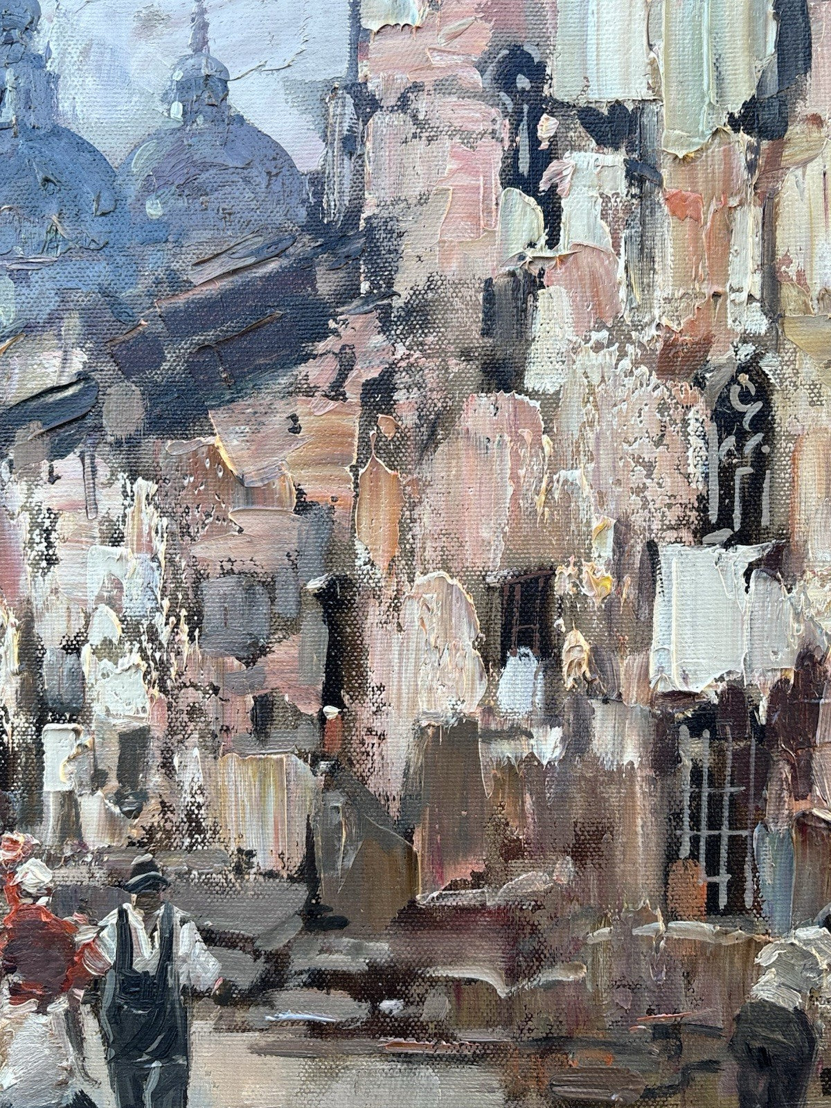 Quadro -Borgo Veneziano- Antonio Gravina- dipinto a olio su tela