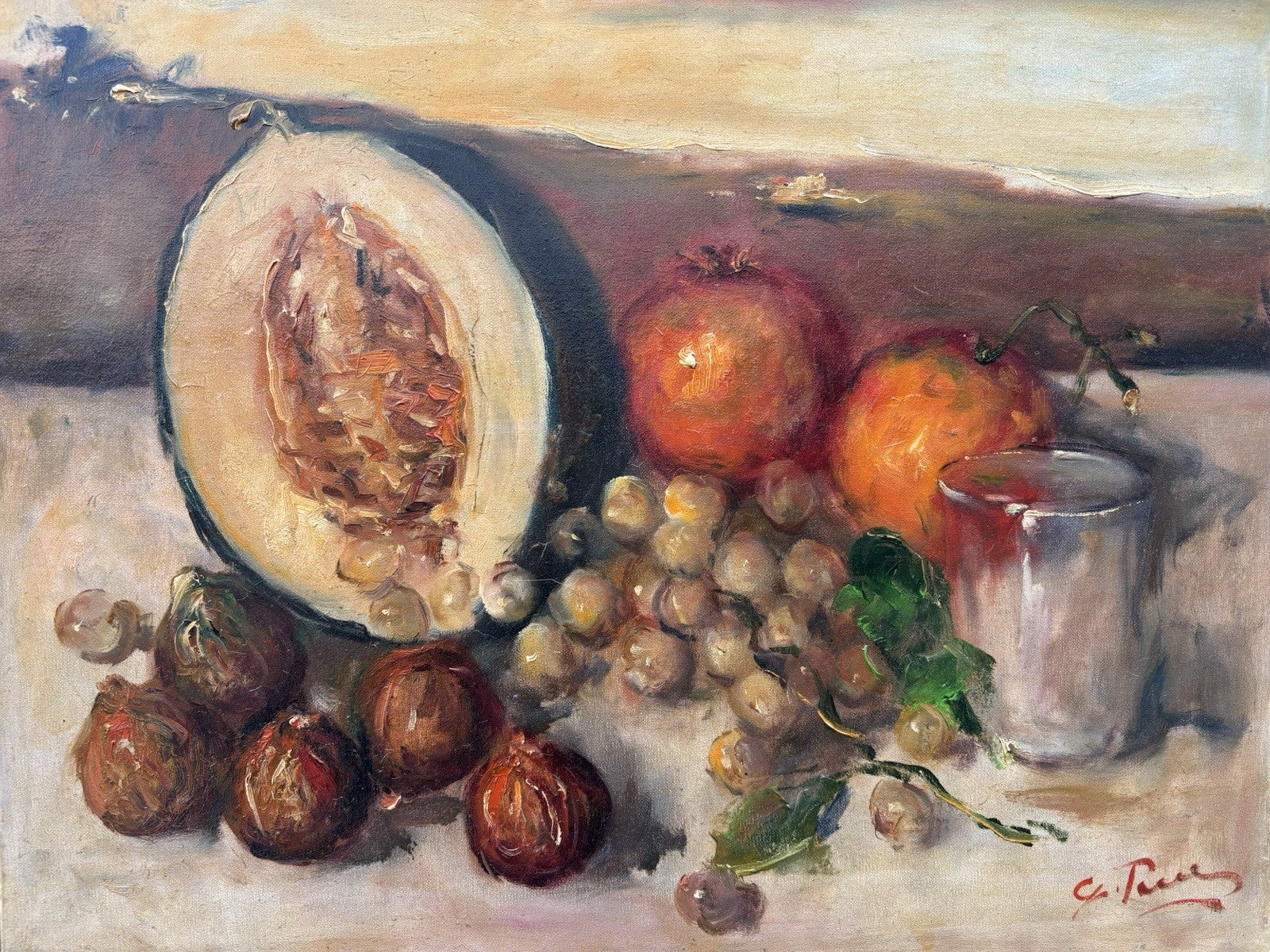 Quadro -Natura Morta- Giovanni Pane- dipinto a olio su tela