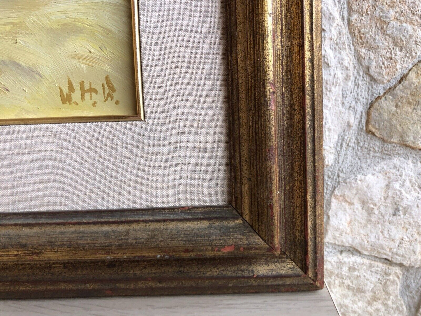 Quadro -Marina- dipinto a olio su tavola
