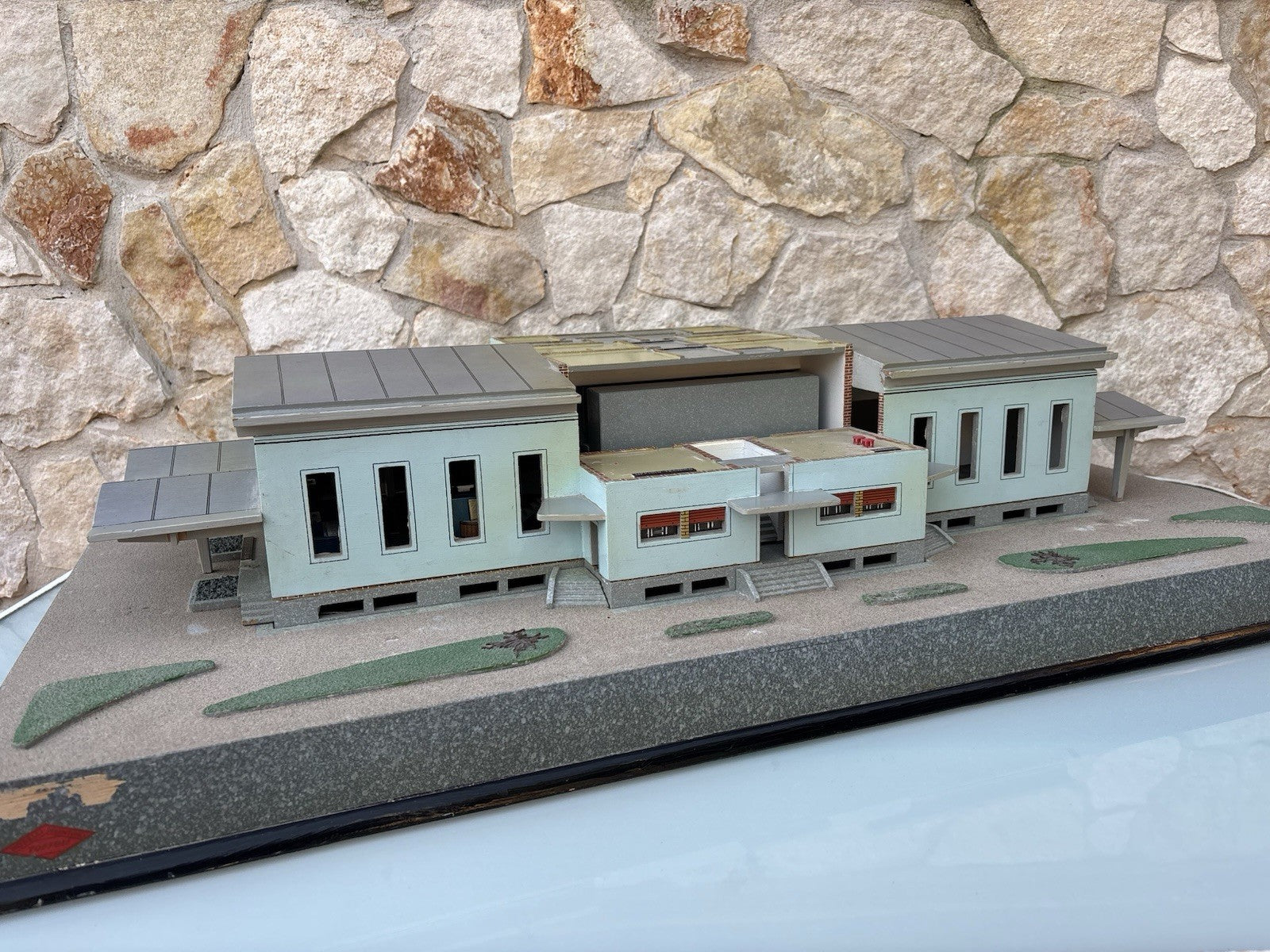 Modello Architettonico Vintage, Oleificio, V.Toffoli E Figli Anni’50