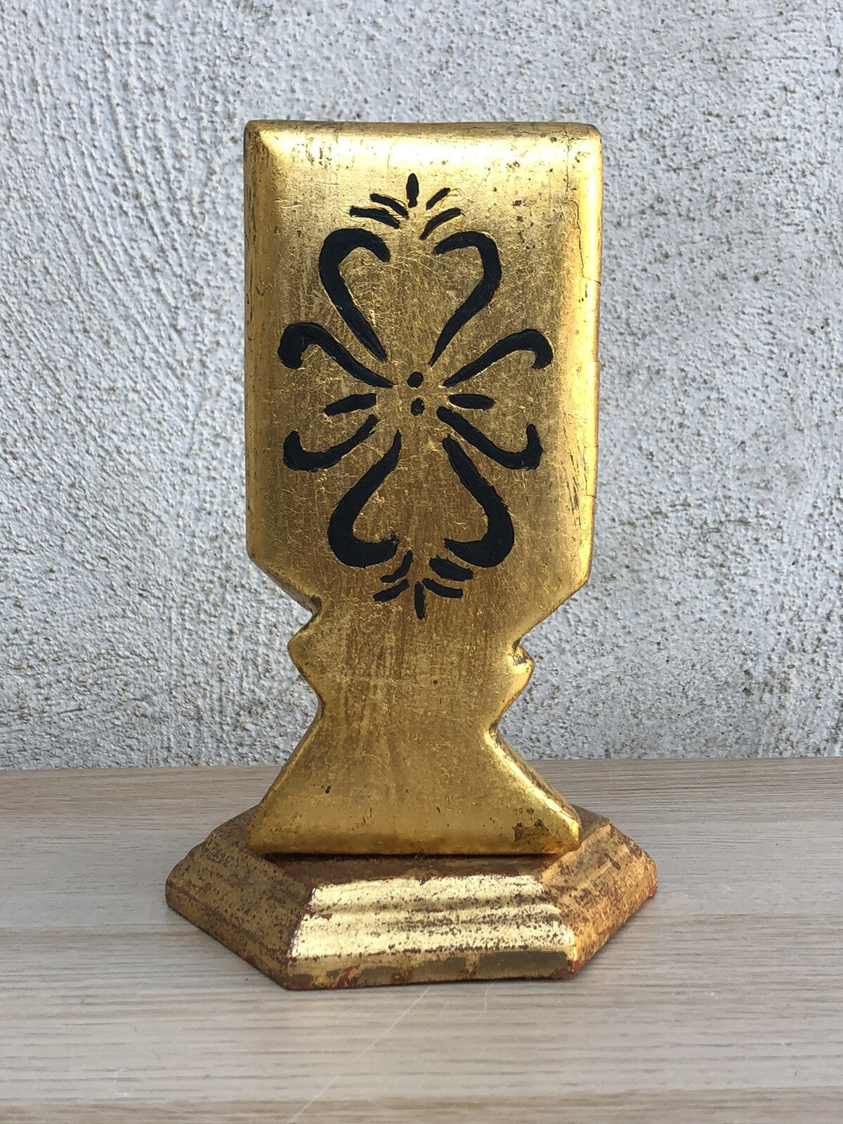 Specchio Vintage Da Tavolo In Legno Stile Fiorentino