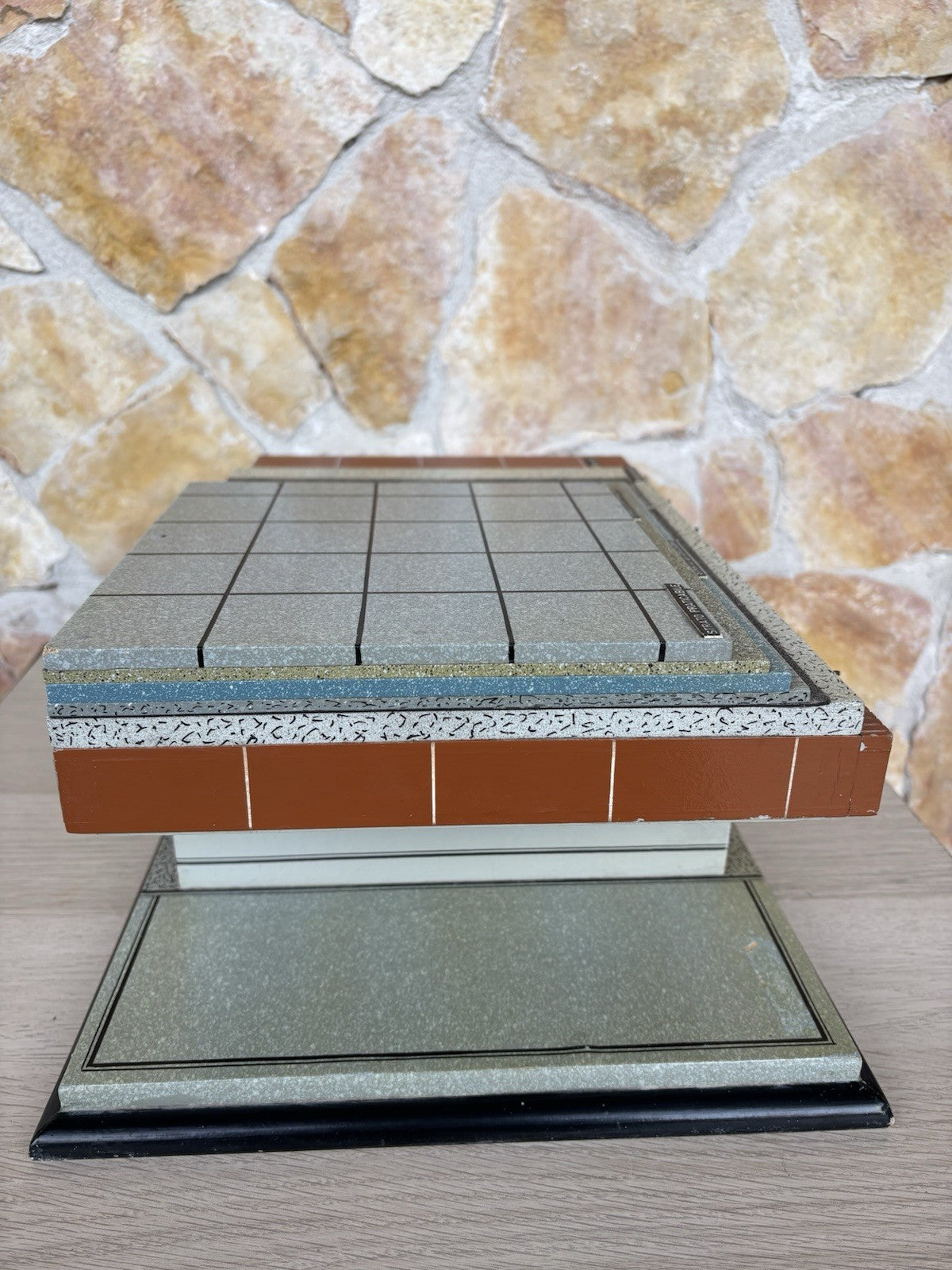 Modello architettonico vintage anni ‘50, Toffoli e figli