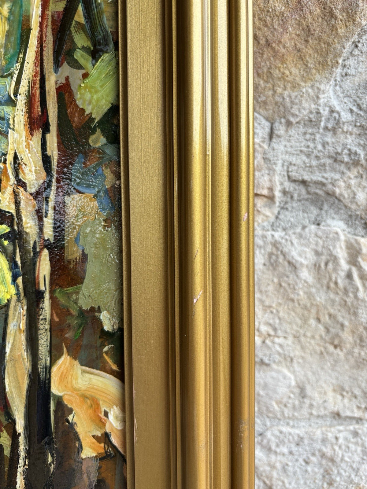 Quadro -Scampagnata- Nicola Canzanella dipinto a olio