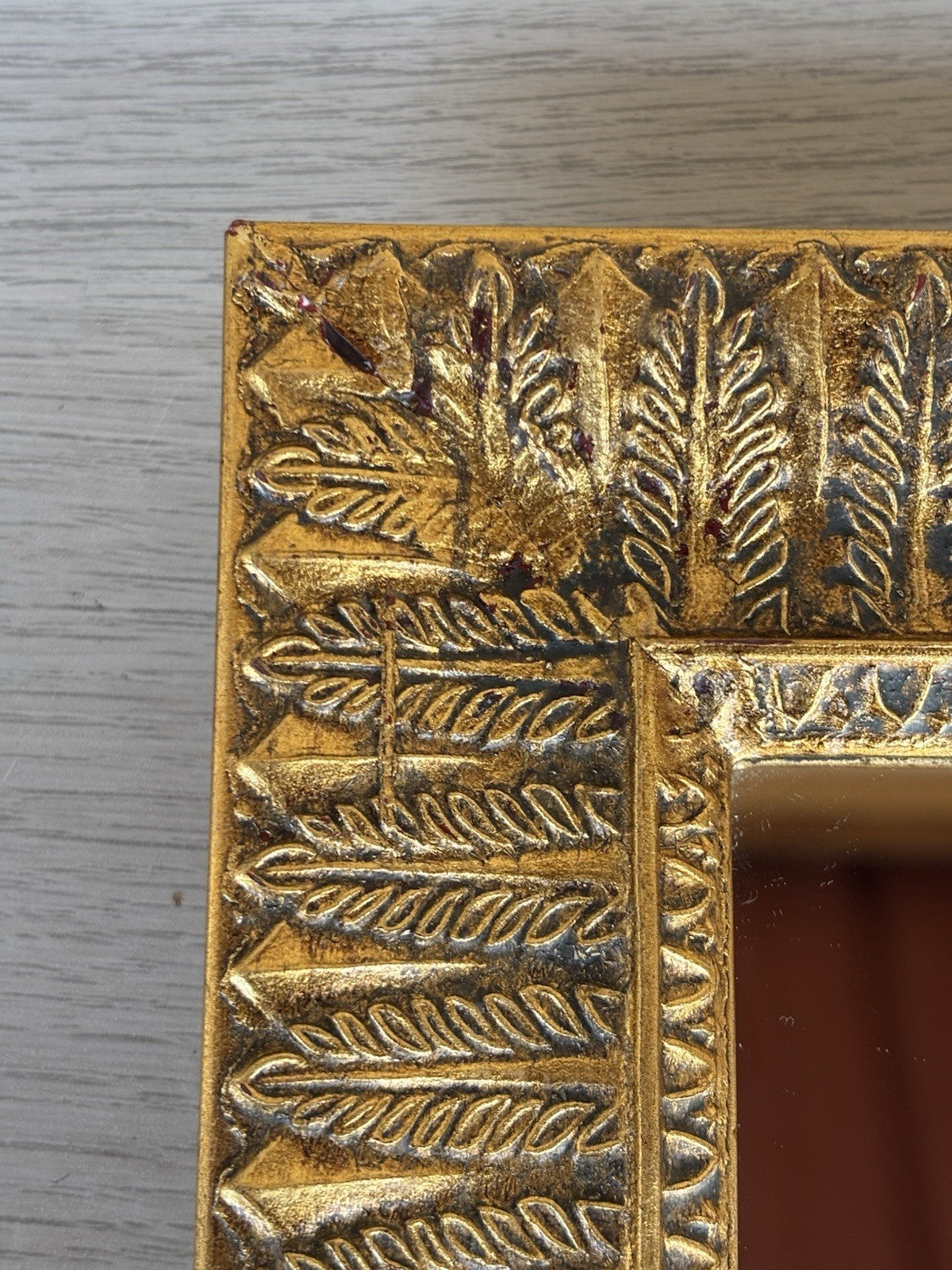 Coppia Di Specchi Vintage In Legno