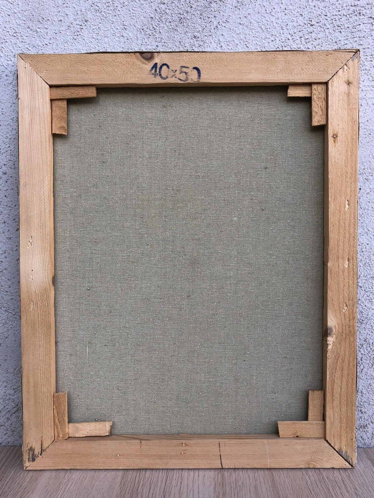 Quadro vintage -Figura Anziano- dipinto a olio su tela