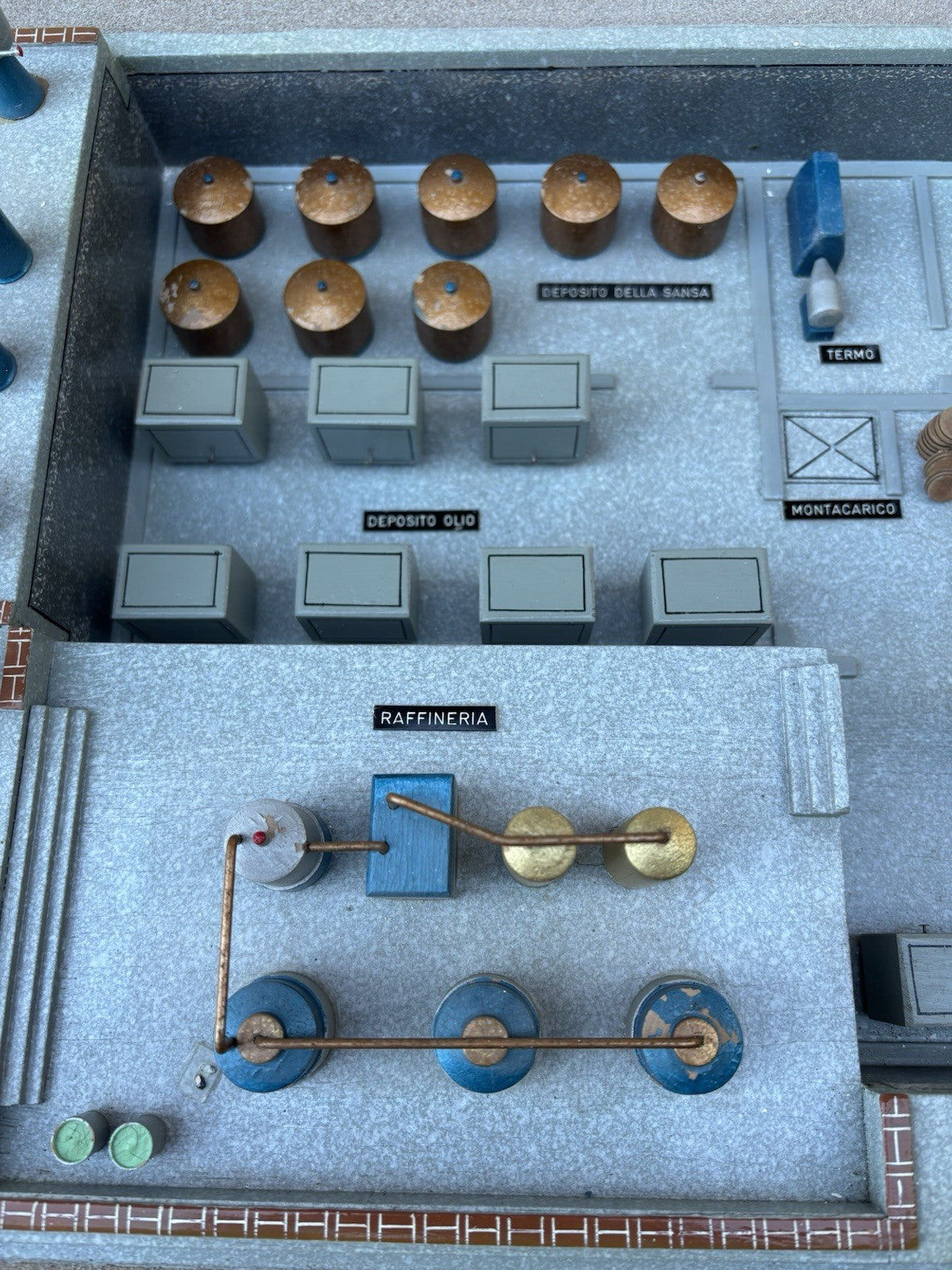 Modello Architettonico vintage, Olificio, Toffoli E Figli, Modello Scientifico