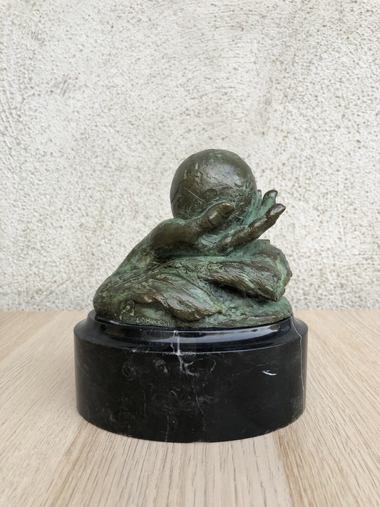 Scultura vintage Mara Dominioni in bronzo- Royal Caribbean International