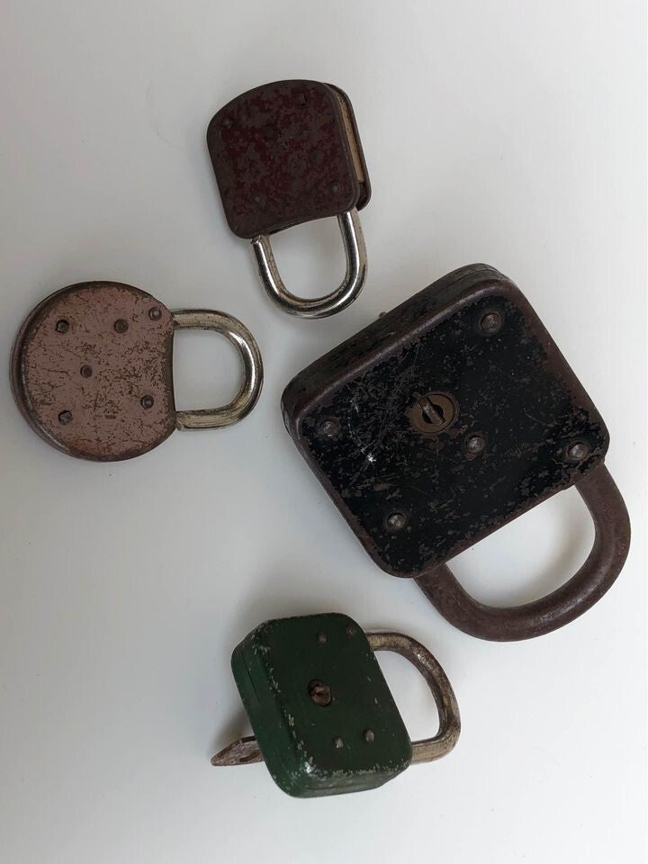 Antichi lucchetti in ferro