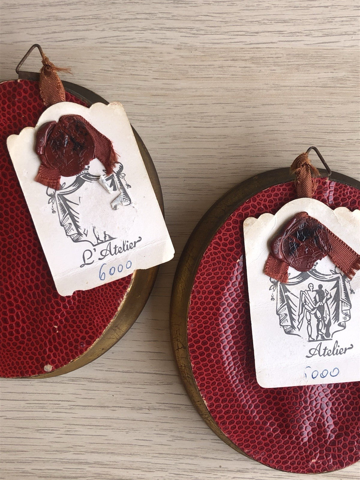 Coppia Di Quadri Vintage Con Fiori Dipinti