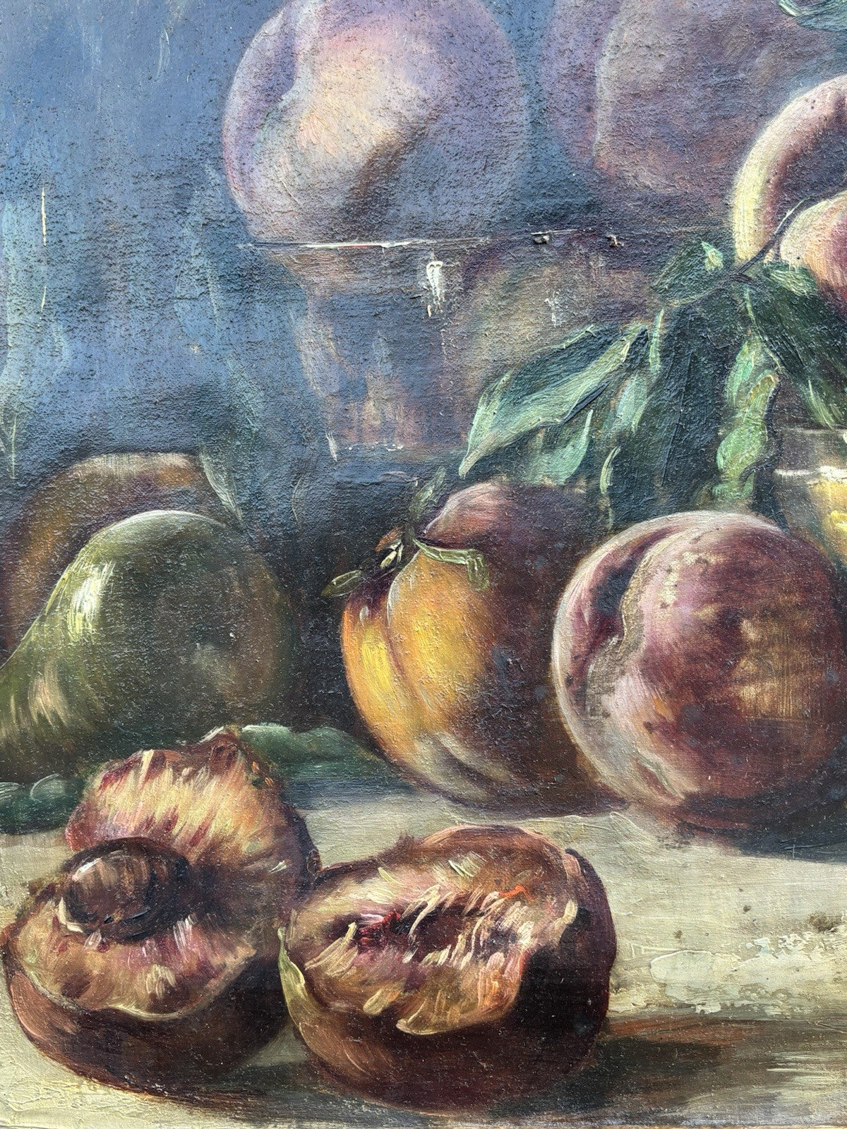 Quadro antico -Natura Morta- Giuseppe Uva dipinto a olio su tela