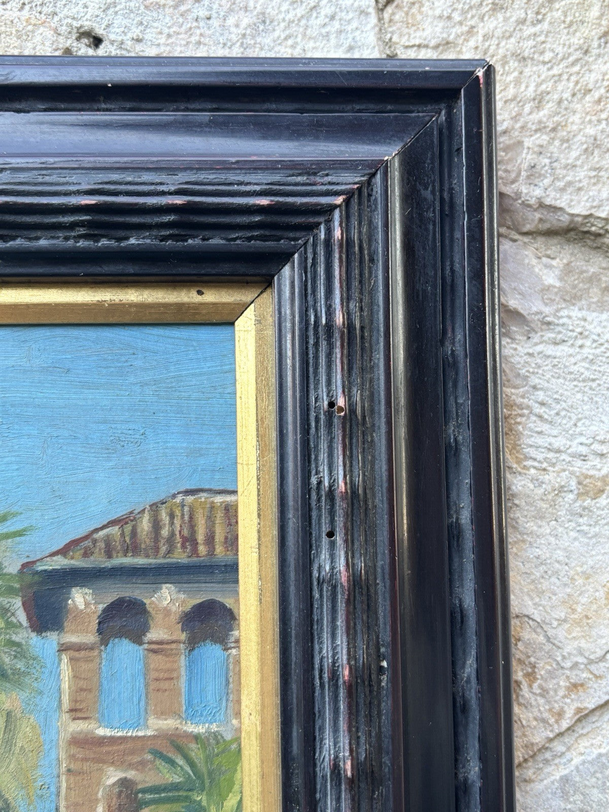 Quadro -Paesaggio- dipinto a olio