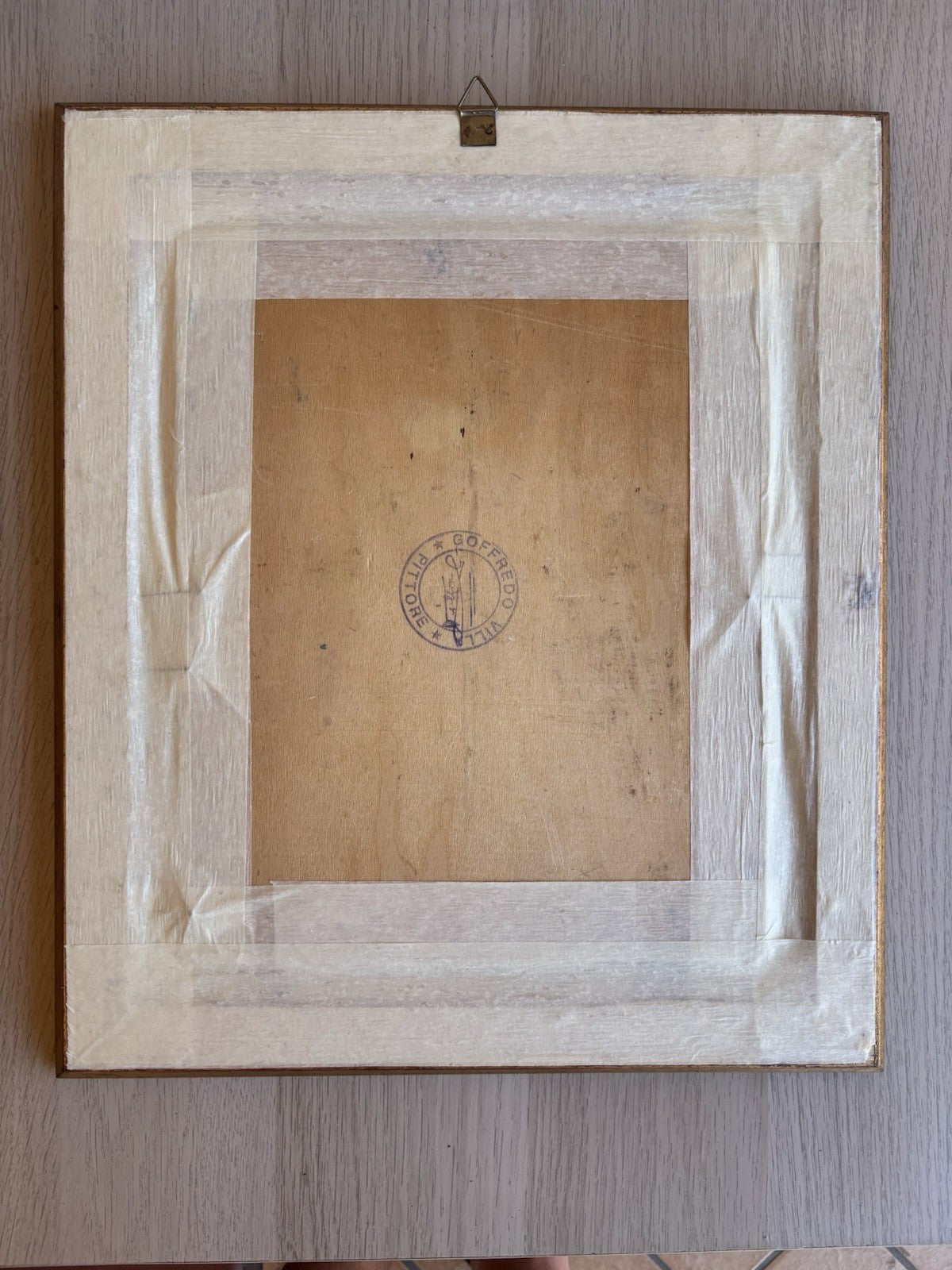 Quadro -Clown- dipinto a olio su tavoletta