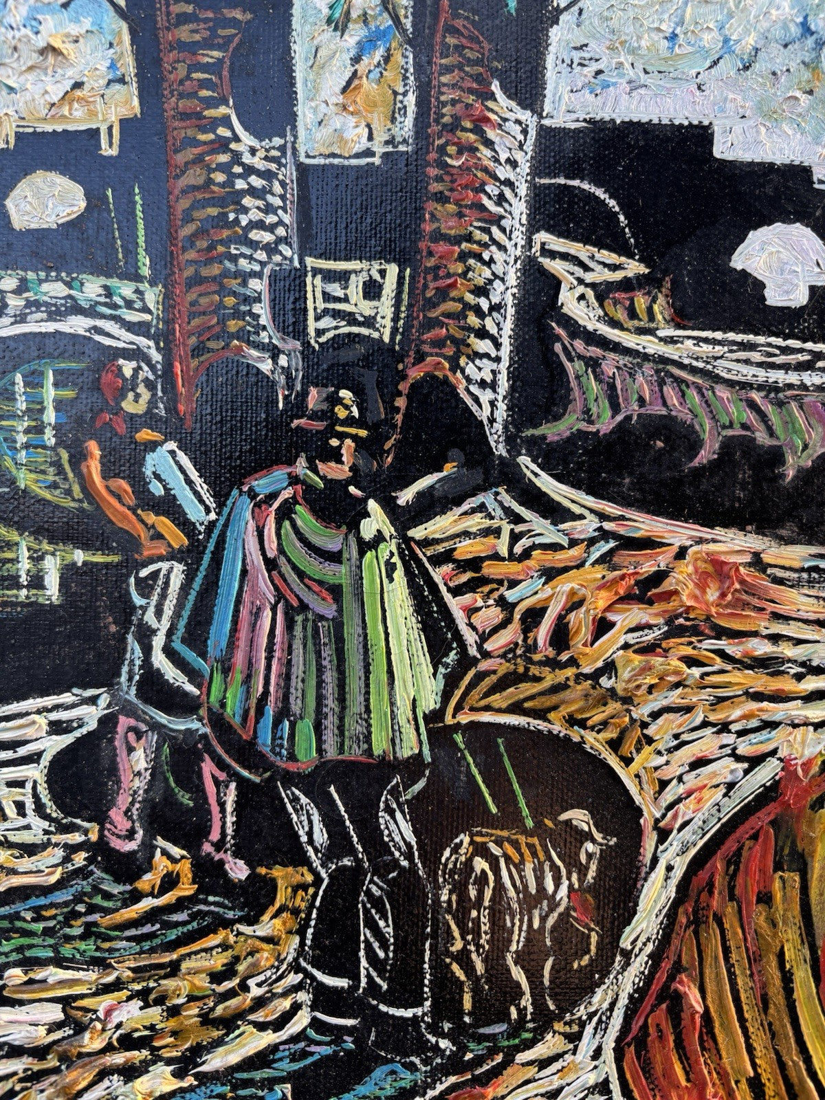 Quadro -Paesaggio- Marcello Piacentini dipinto a olio su tela