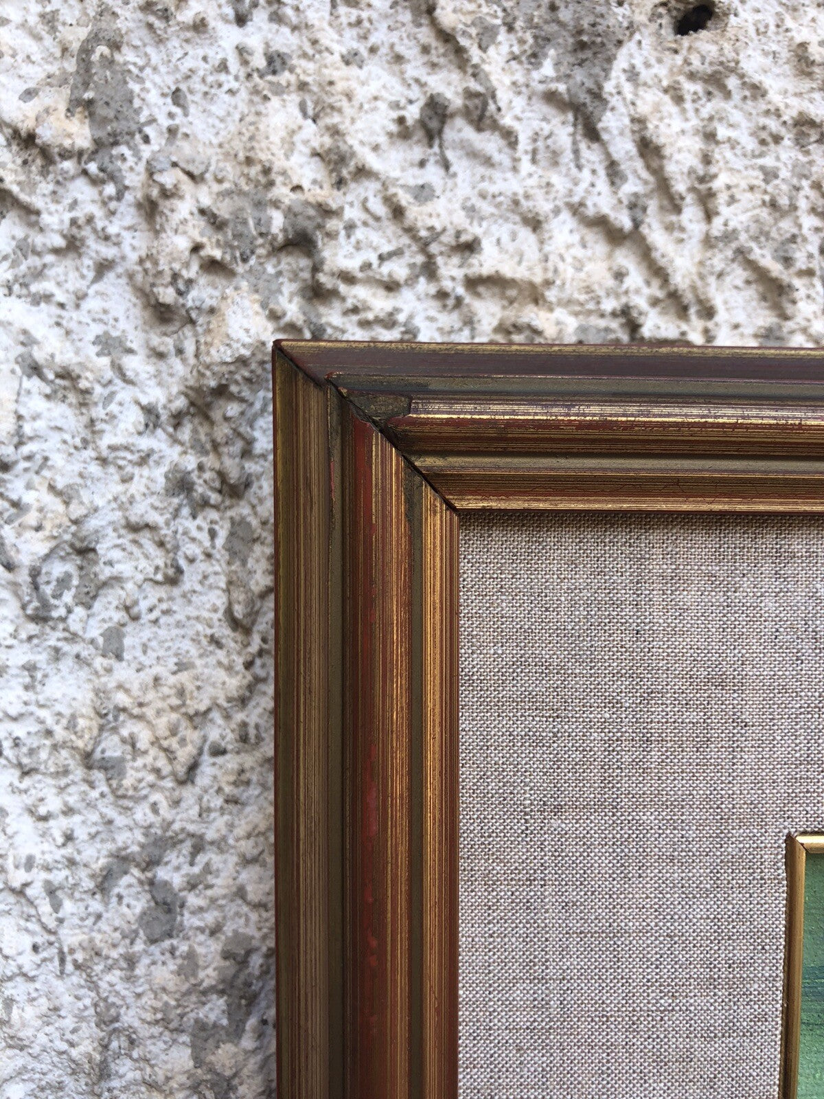 Quadro vintage -Marina- dipinto a olio su tela