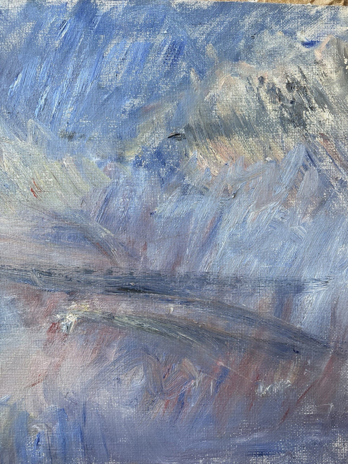 Quadro -Paesaggio- Amerigo Tamburrini dipinto a olio su tela