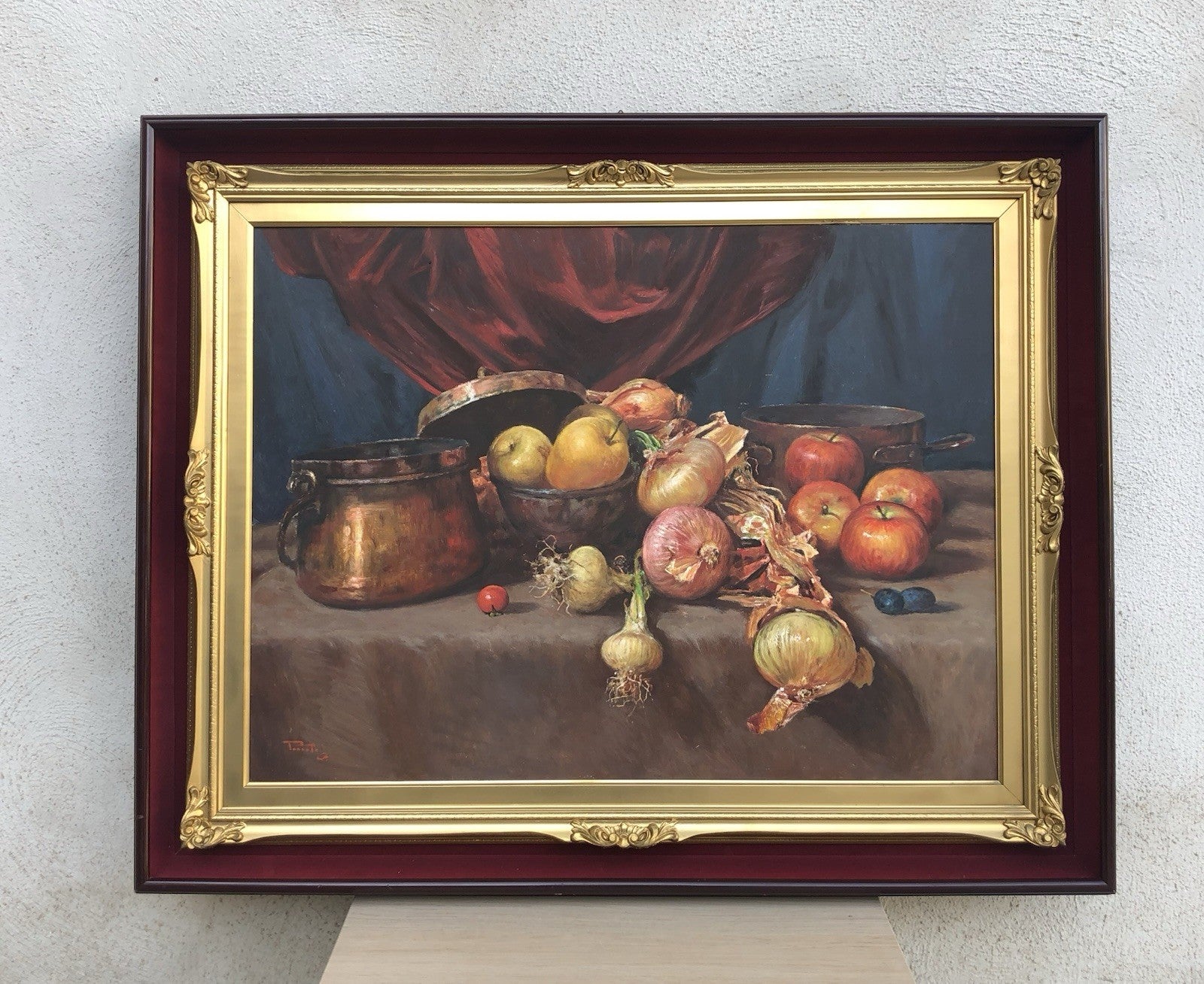 Quadro -Natura Morta- Giovanni Parlato dipinto a olio