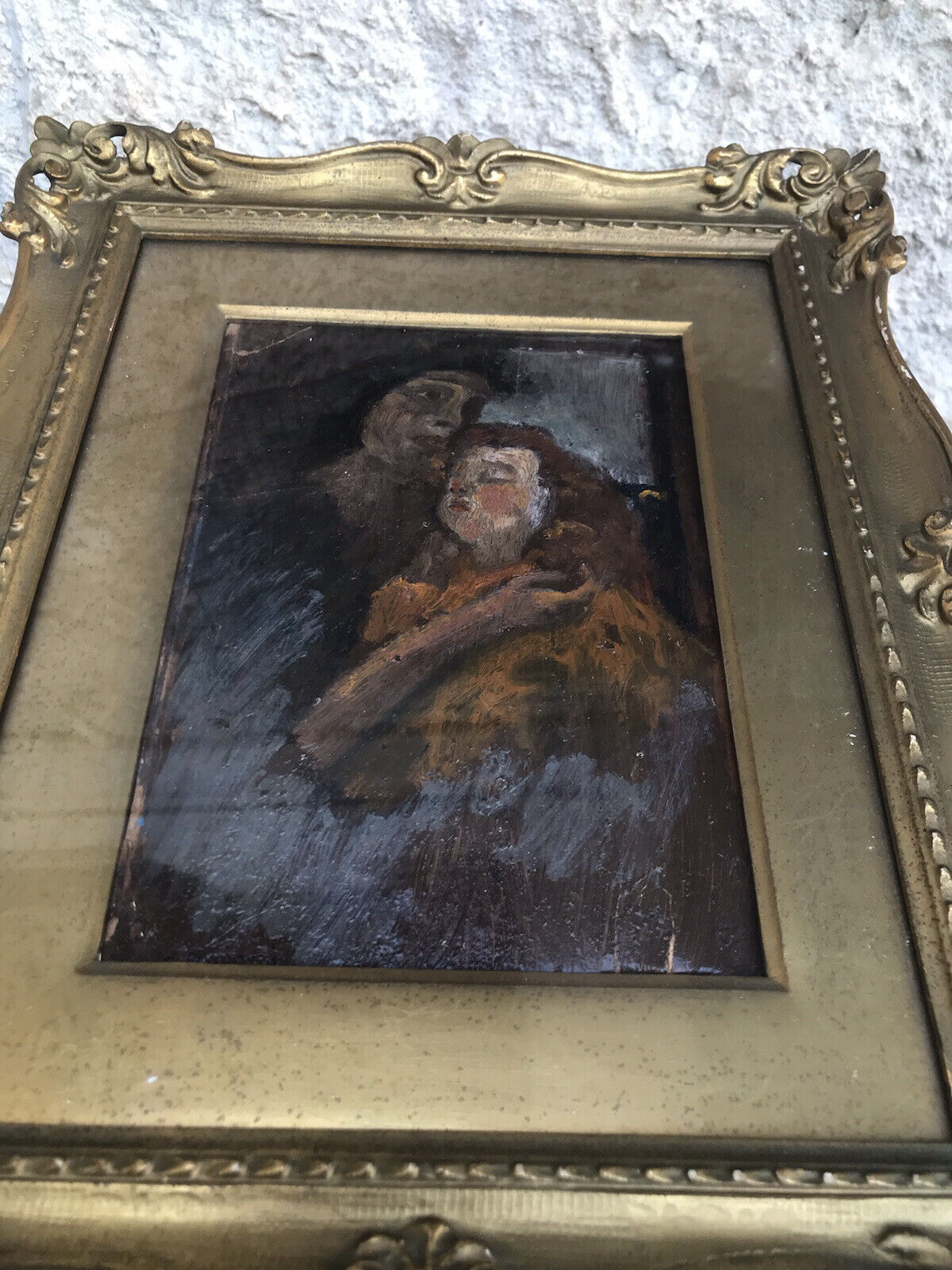 QUADRO ANTICO CARLO BACCARI DIPINTO A OLIO