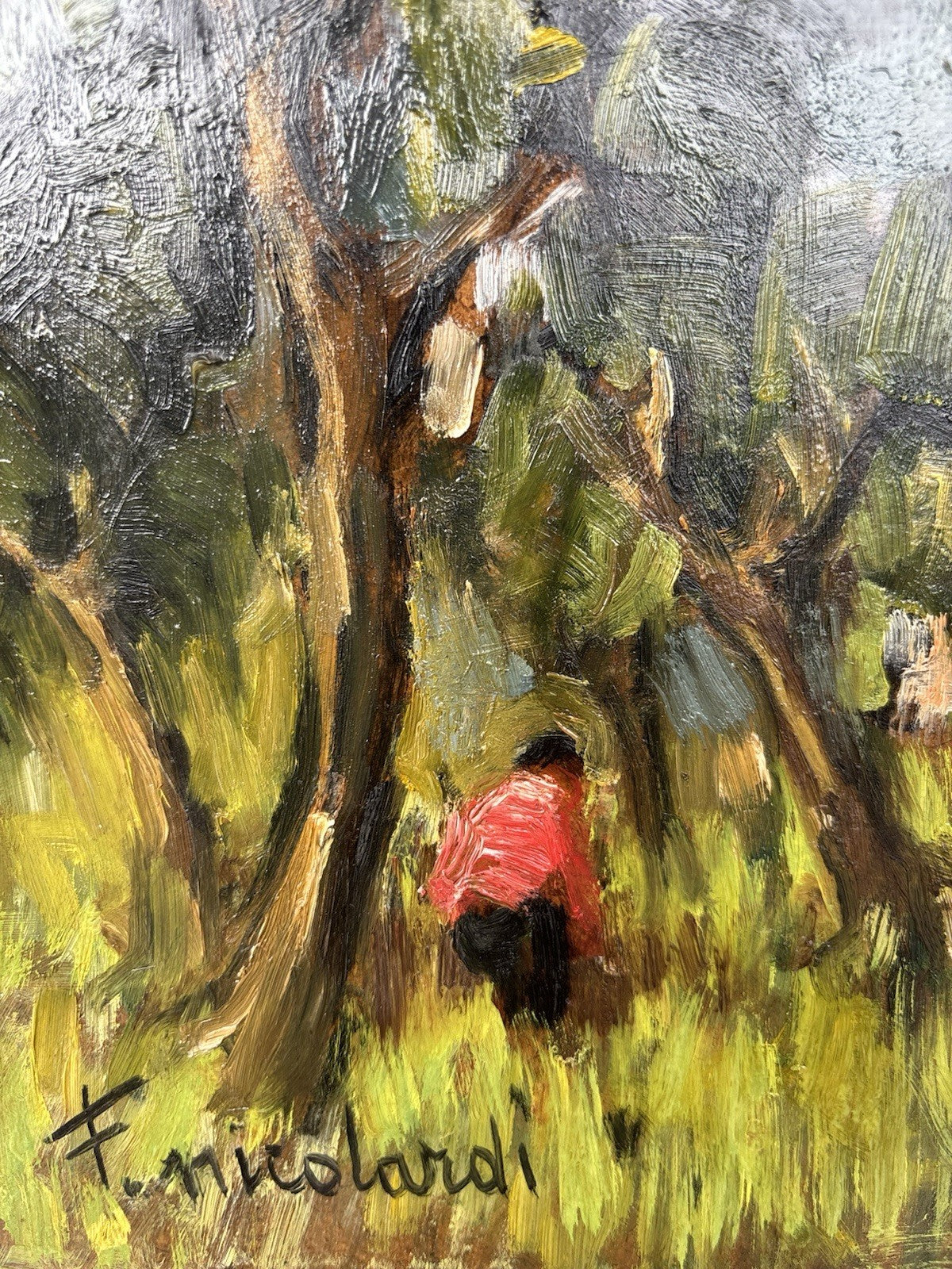 Quadro -Paesaggio- Francesco Nicolardi- dipinto a olio