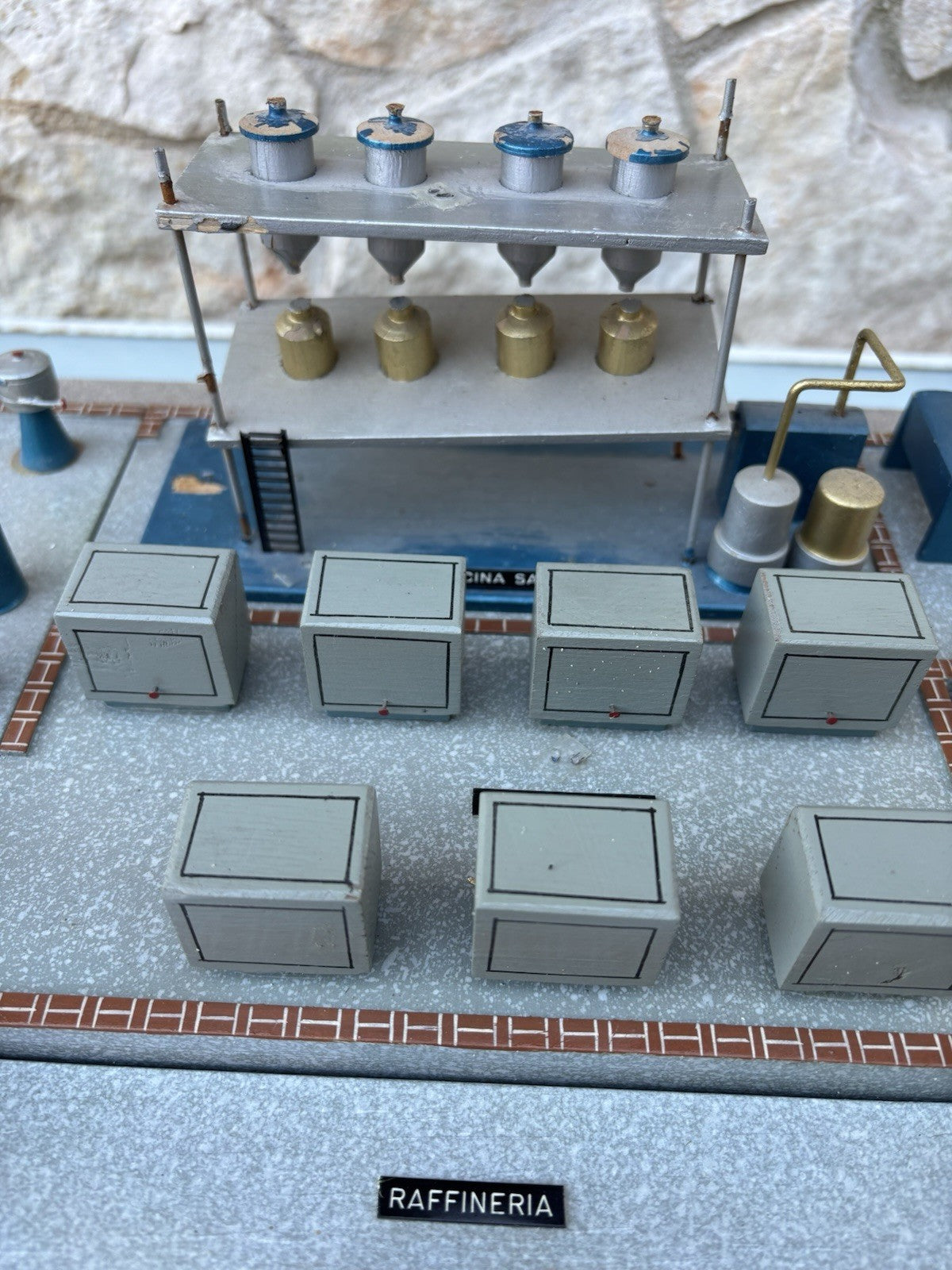 Modello Architettonico vintage, Olificio, Toffoli E Figli, Modello Scientifico