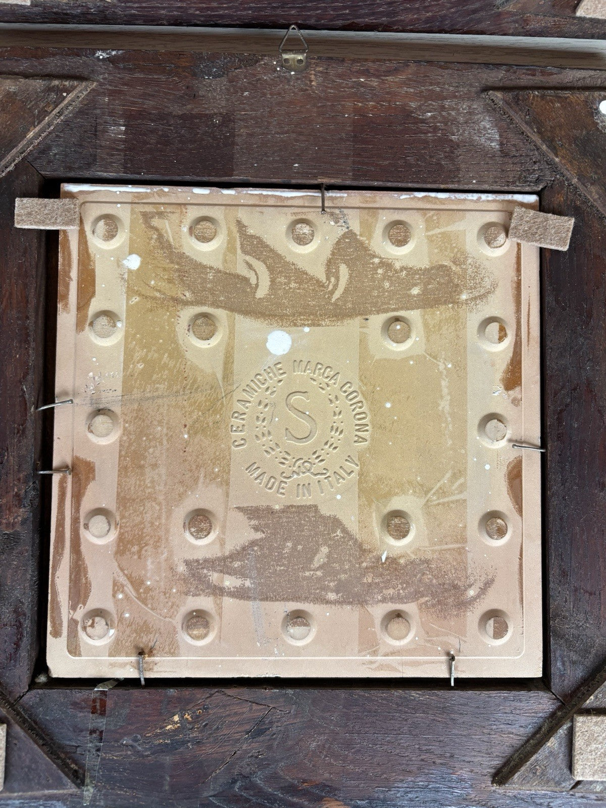 Coppia Di Quadri Dipinti Sardi Su Mattonella, Ennio Perrotti (1903-1987)