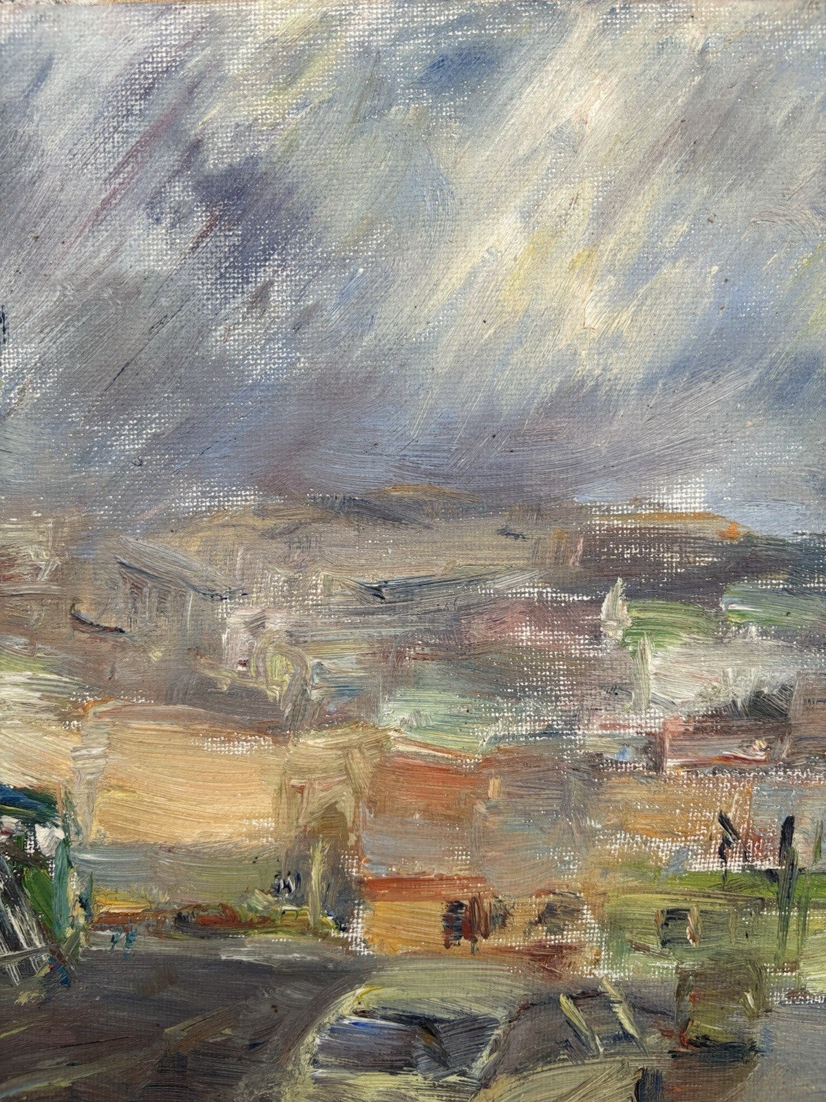 Quadro -Paesaggio- Amerigo Tamburrini dipinto a olio su tela