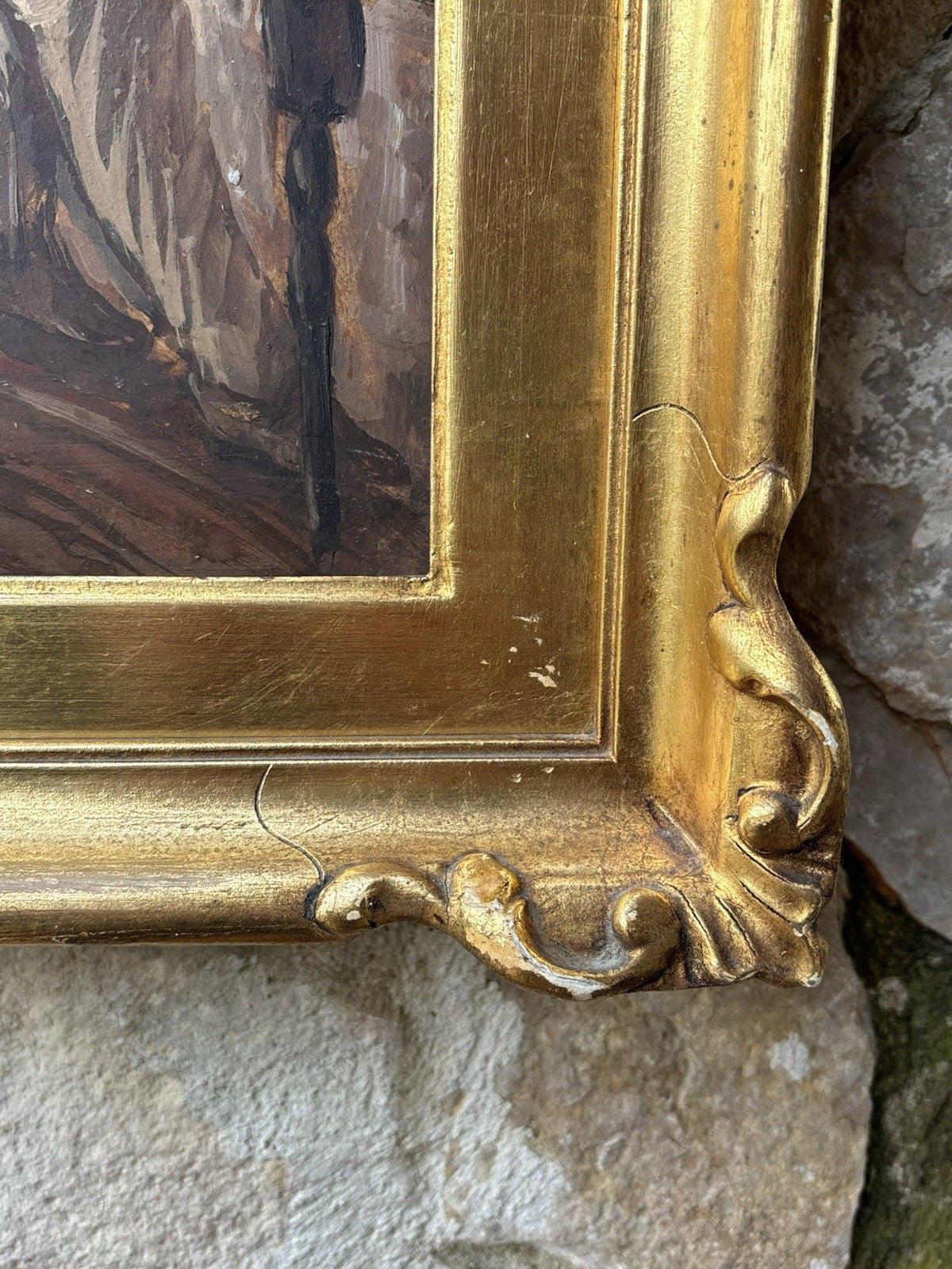 Quadro -O’Zappatore- dipinto a olio