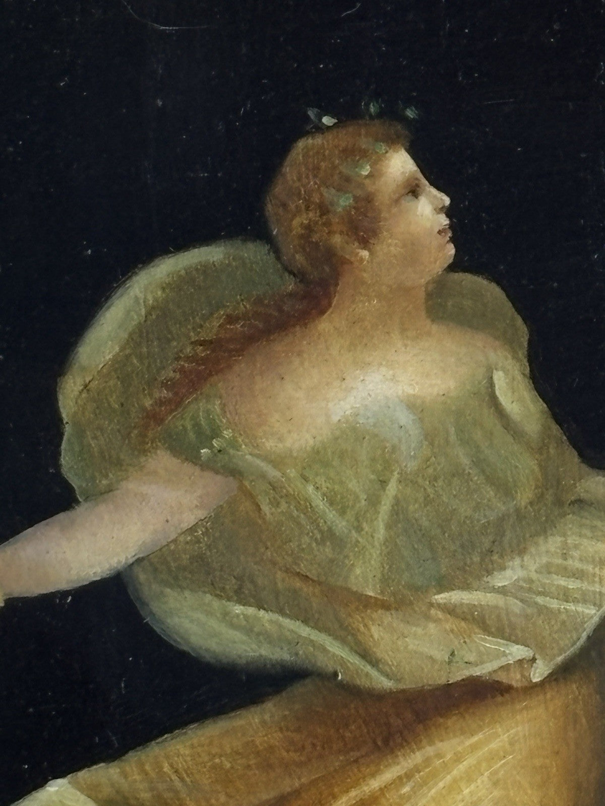 Quadro antico -Figura- dipinto a olio