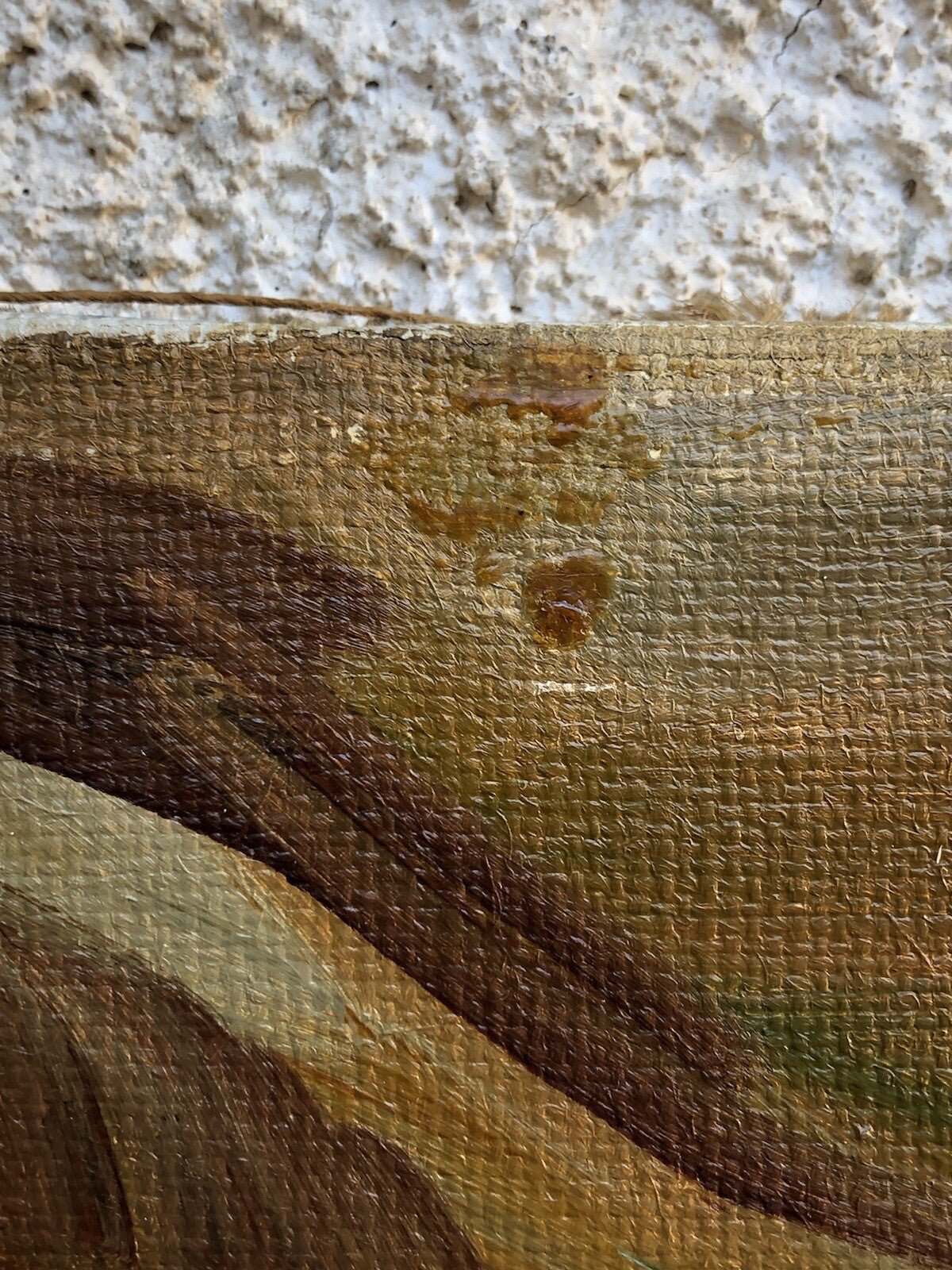 Quadro vintage -Nudo Donna- dipinto a olio su tela