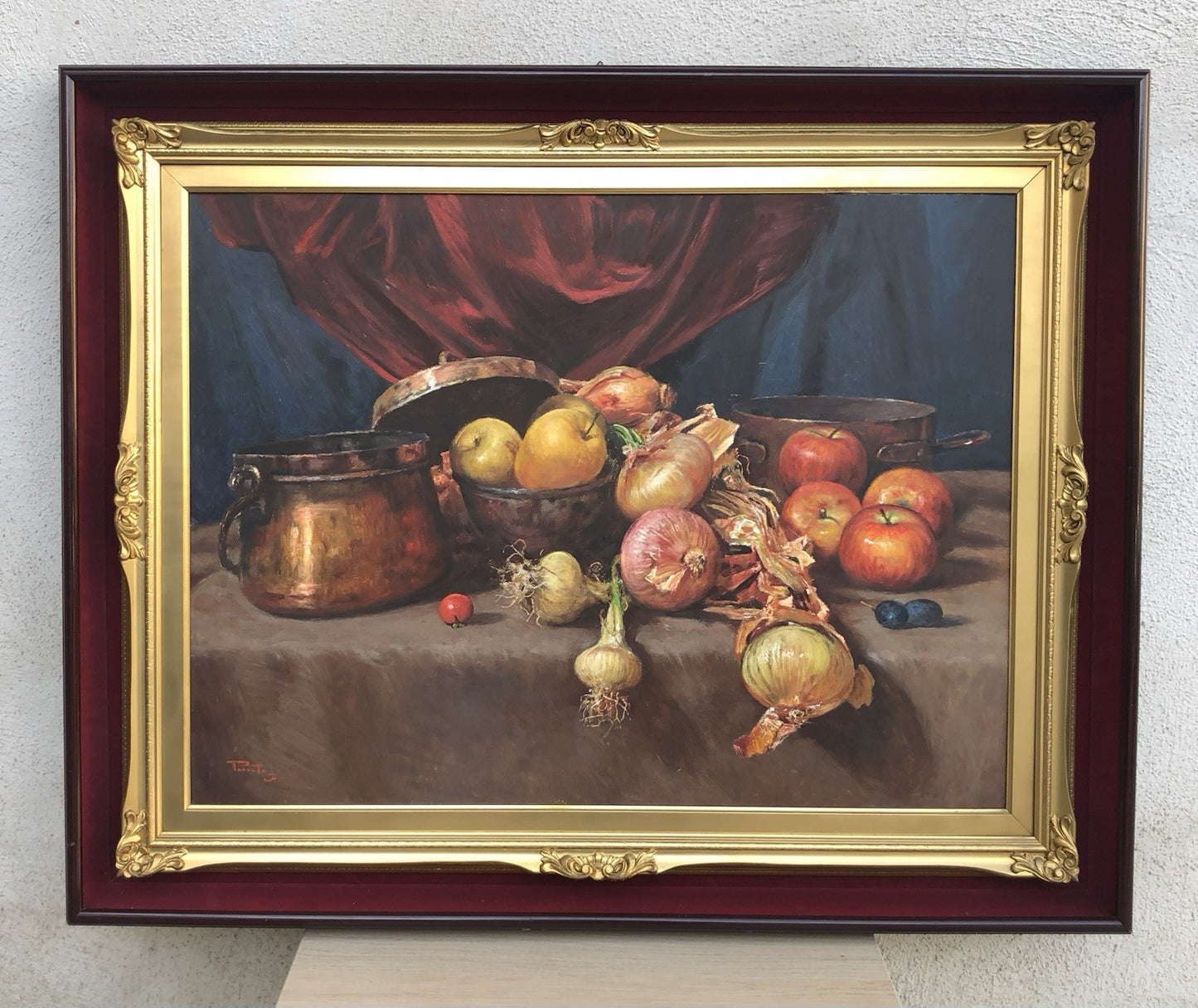 Quadro -Natura Morta- Giovanni Parlato dipinto a olio