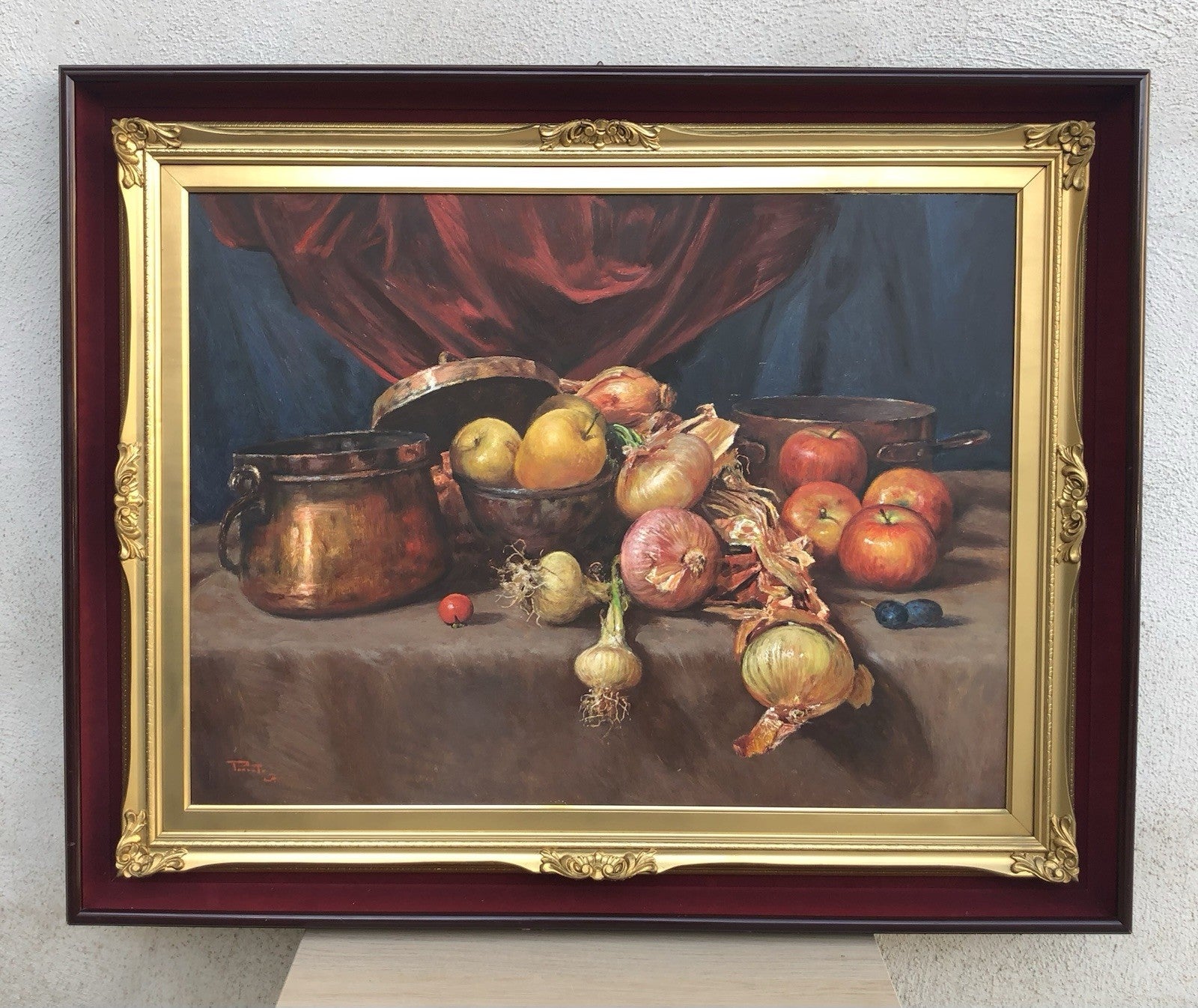 Quadro -Natura Morta- Giovanni Parlato dipinto a olio
