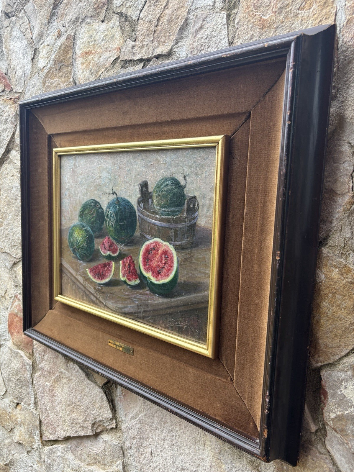 Quadro -Natura Morta- Gennaro Bottiglieri dipinto a olio