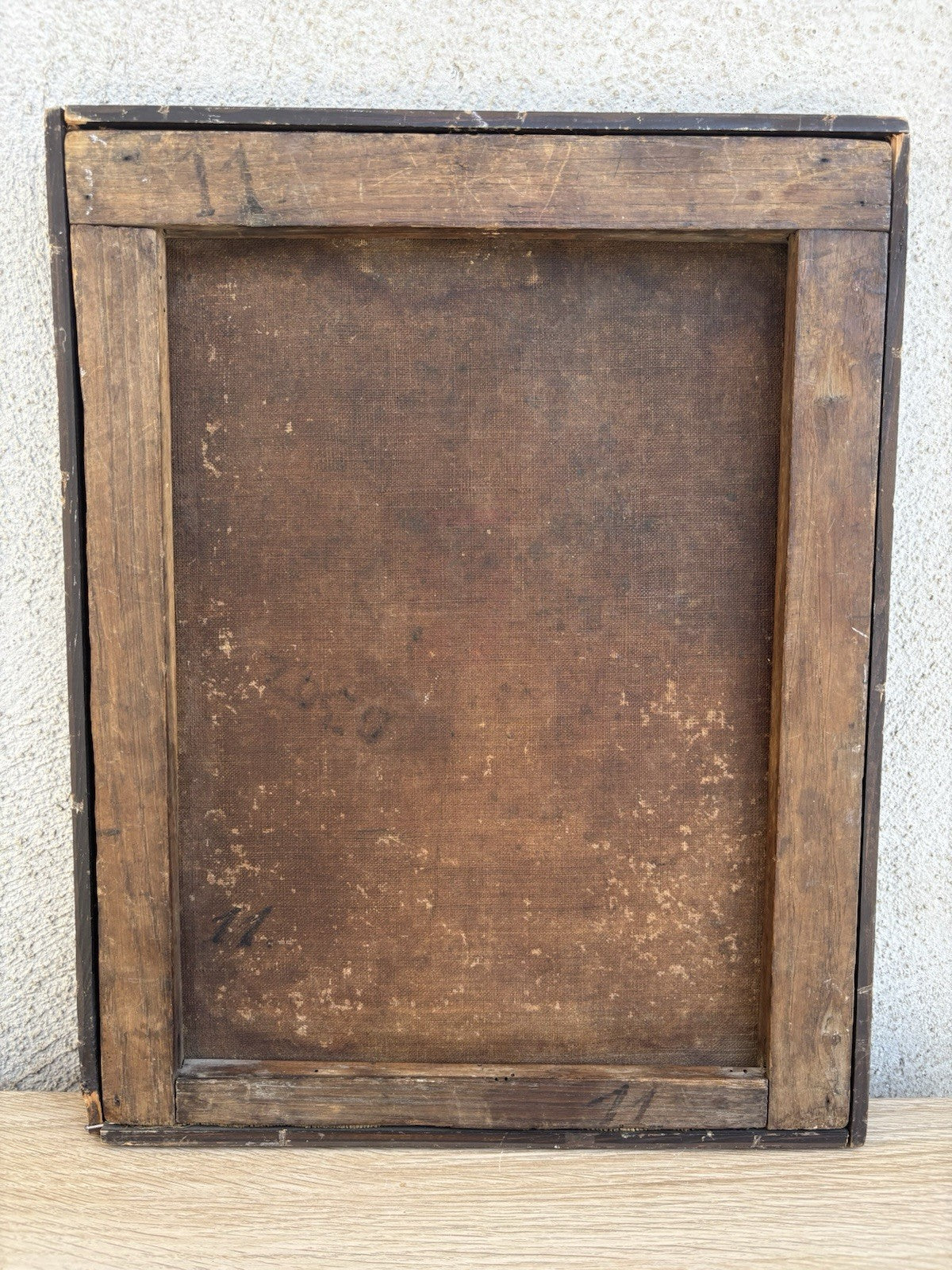 Quadro antico -Busto Di Uomo- dipinto a olio su tela