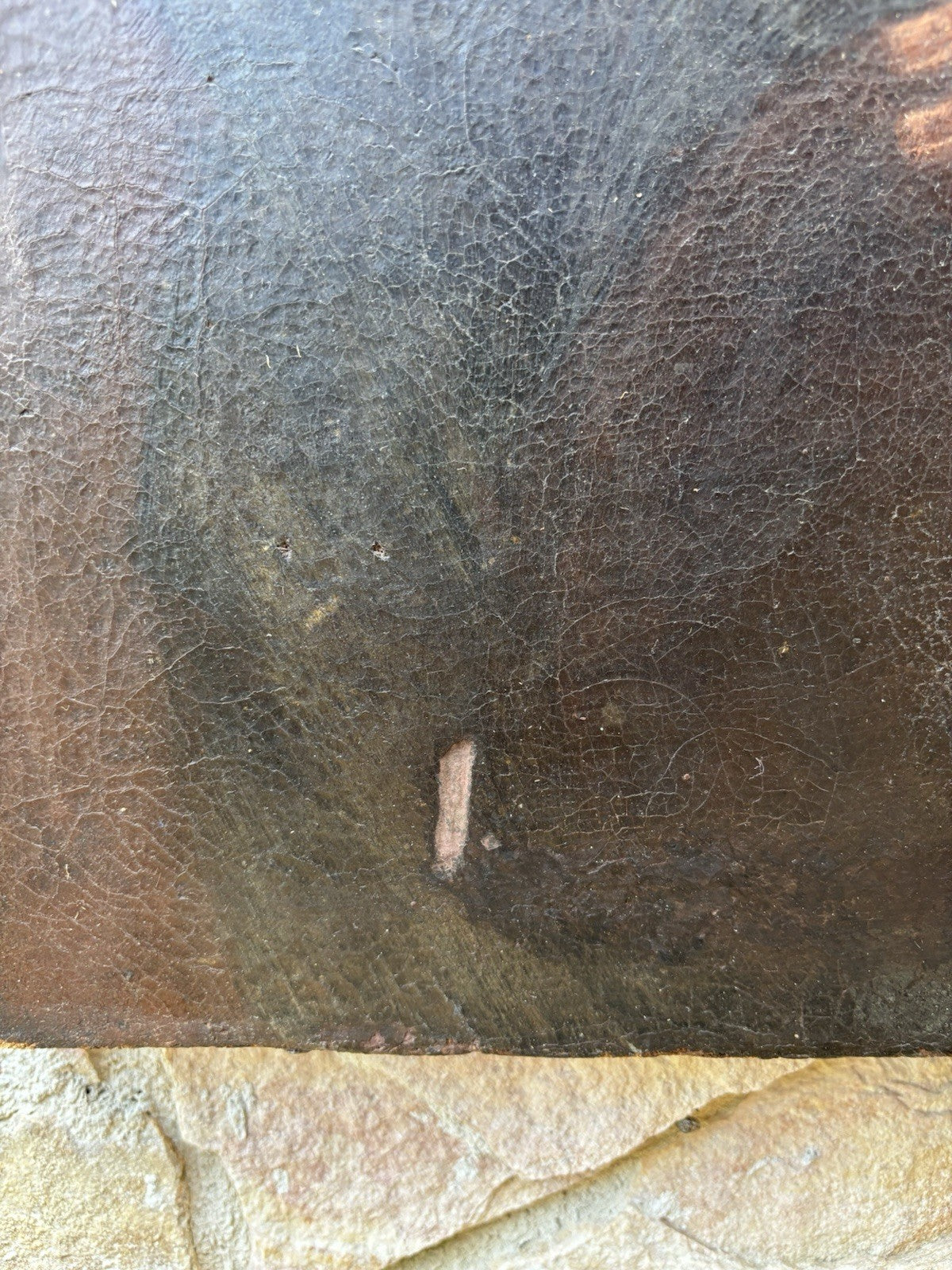 Quadro antico -Gesù- dipinto a olio su tela