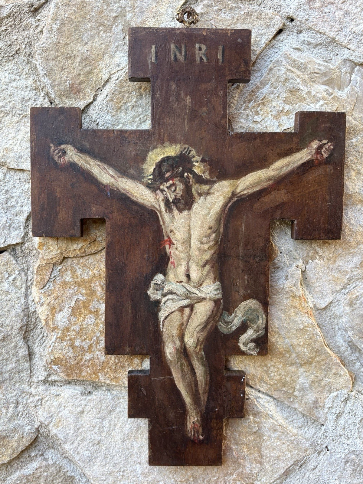 Quadro Vintage, Dipinto A Olio Su Legno