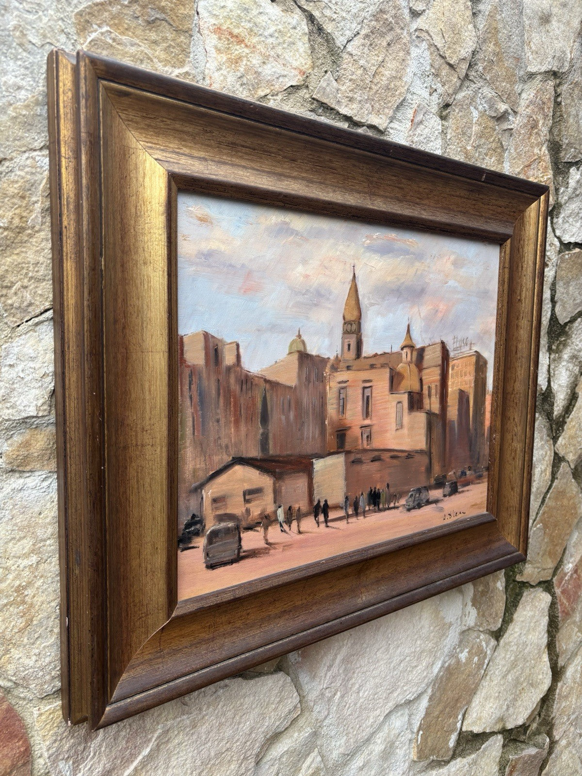 Quadro -Pozzuoli- Antonio D’Urso dipinto a olio
