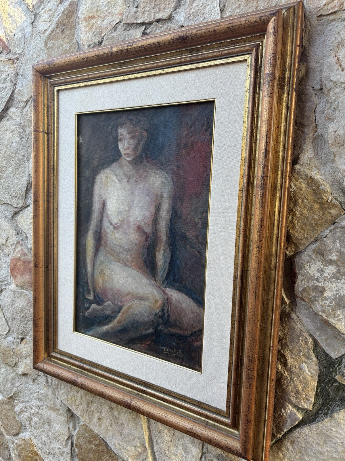 Quadro -Nudo Artistico- Rubens Capaldo dipinto a olio su tela