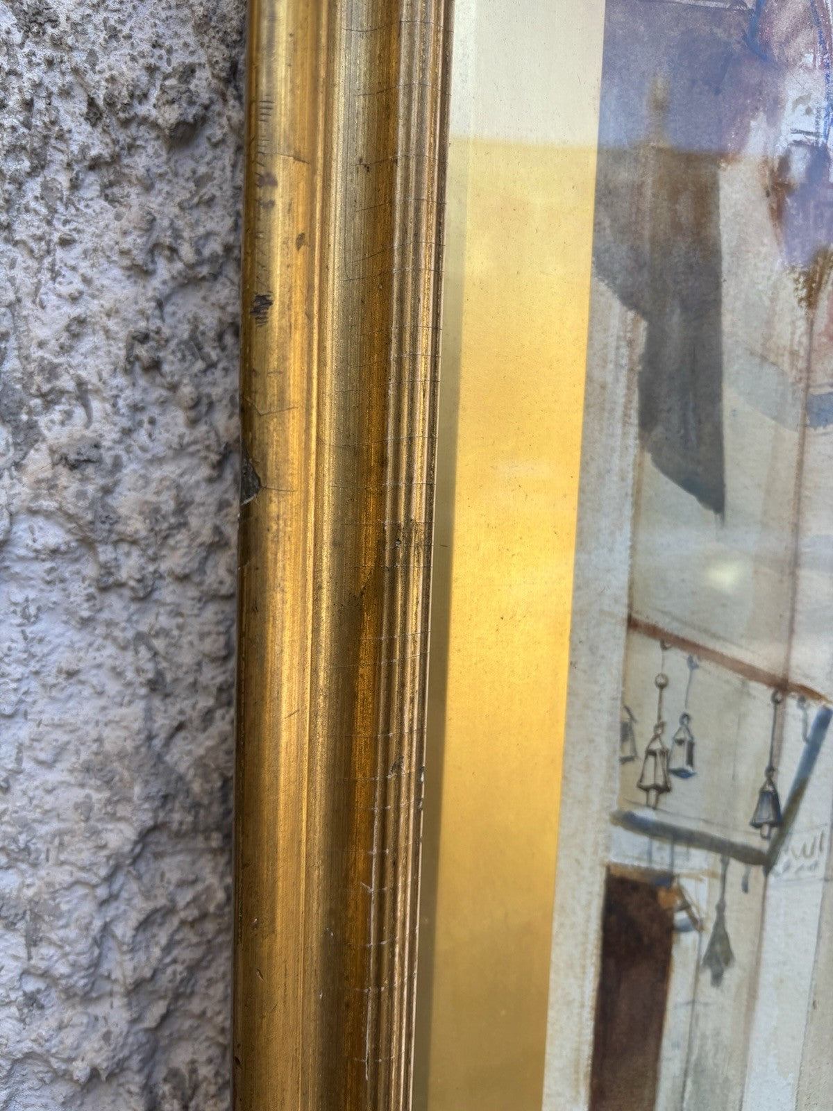 Quadro antico -Il Cairo- Henry Simpson realizzato ad acquerello su carta