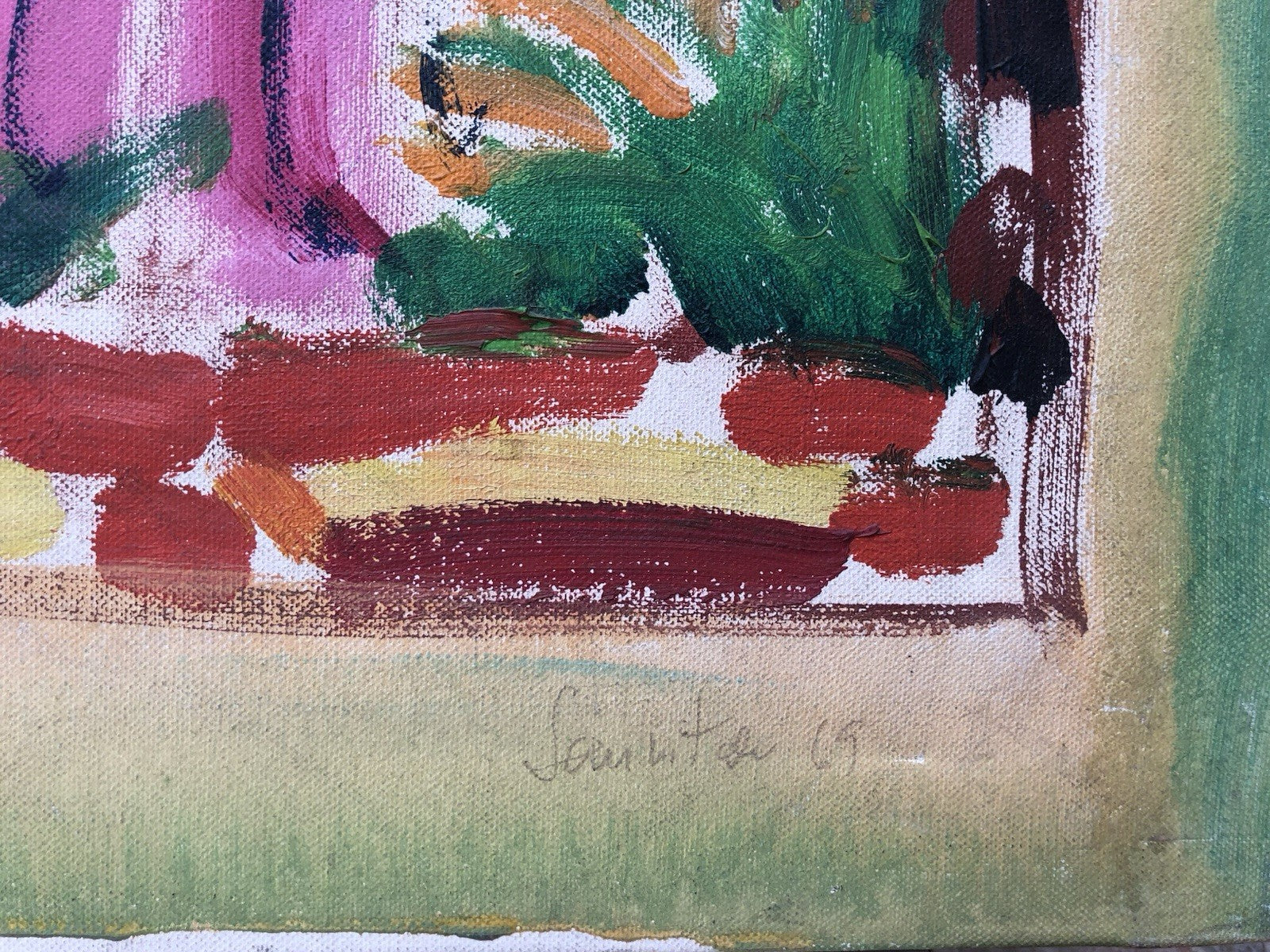 Quadro -Natura Morta- Alberto Sanvitale dipinto a olio su tela