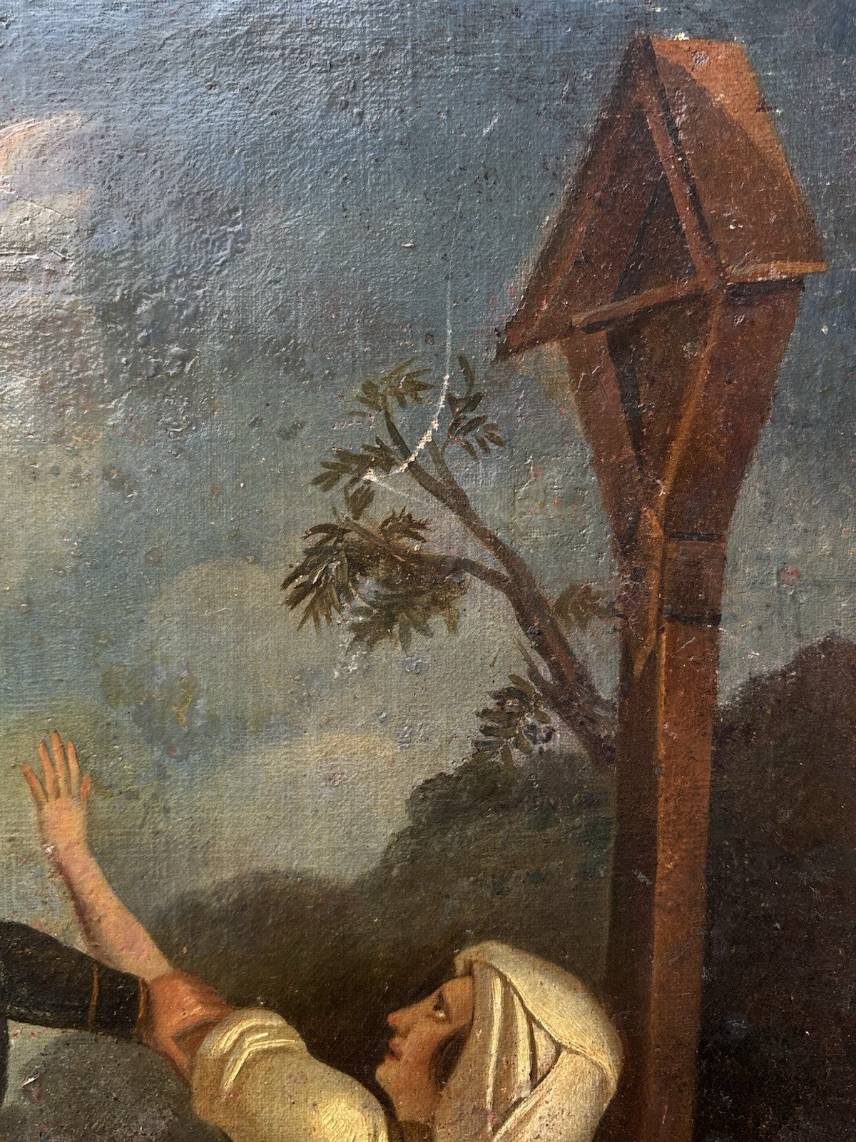Quadro antico -Brigante- dipinto a olio su tela