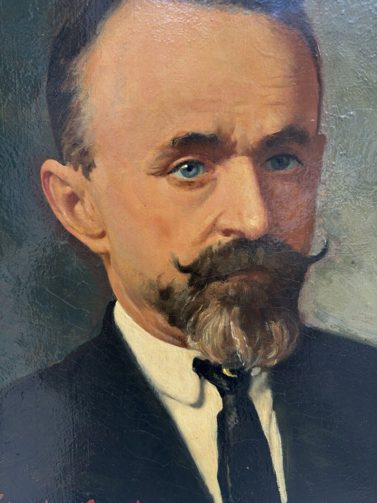 Quadro antico -Ritratto- dipinto a olio su tela