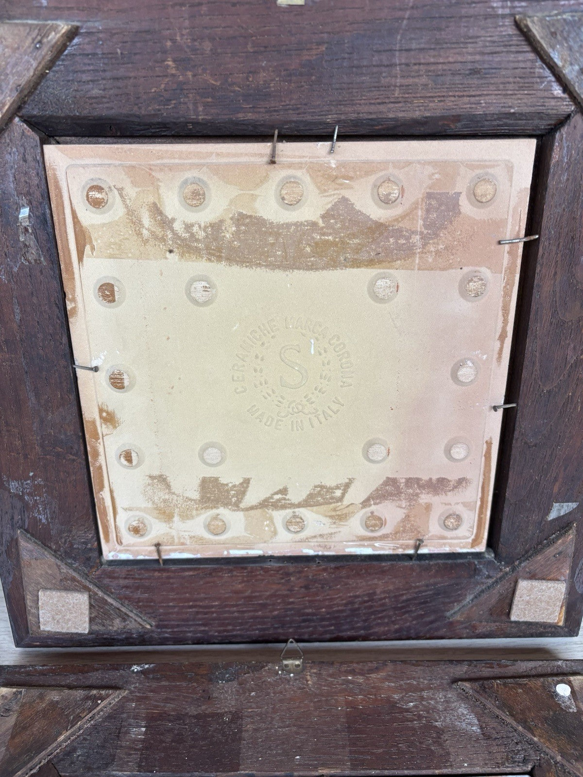 Coppia Di Quadri Dipinti Sardi Su Mattonella, Ennio Perrotti (1903-1987)