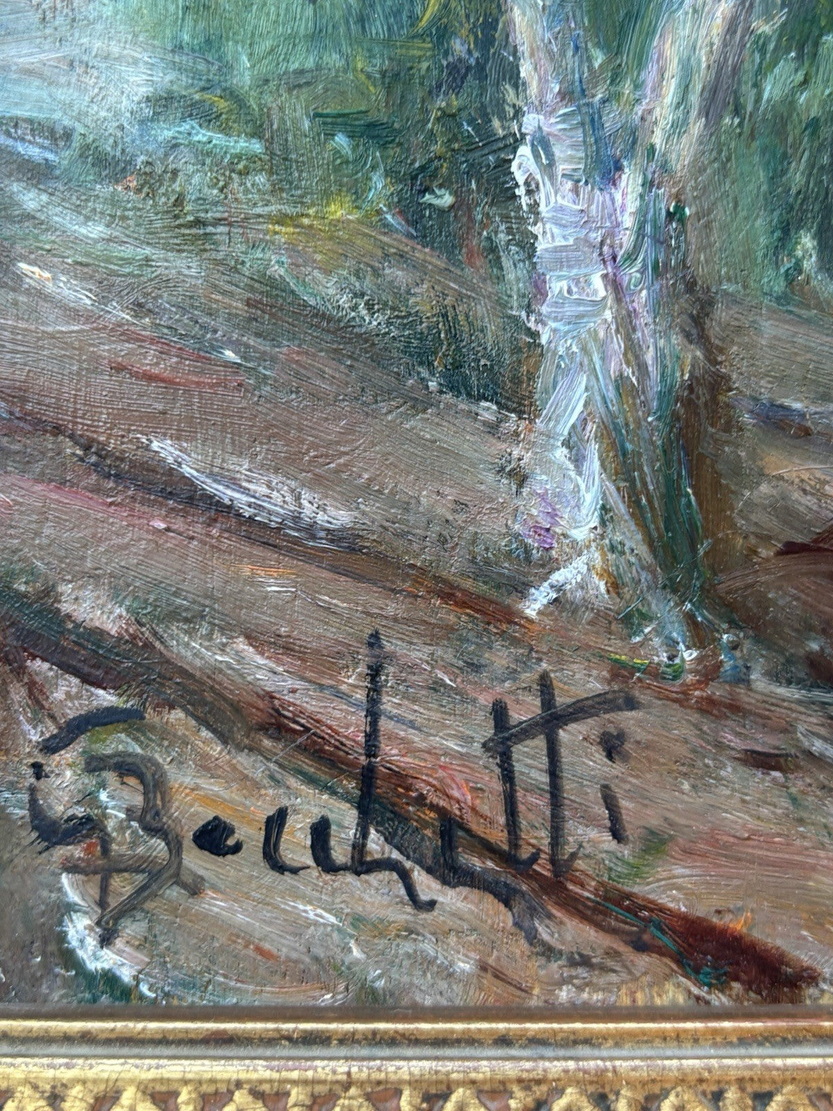 Coppia quadri -Paesaggi- Gaetano Bocchetti dipinti a olio
