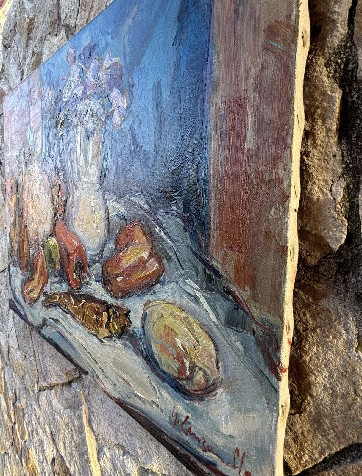 Quadro -Natura Morta- Nicola Canzanella dipinto a olio su tela