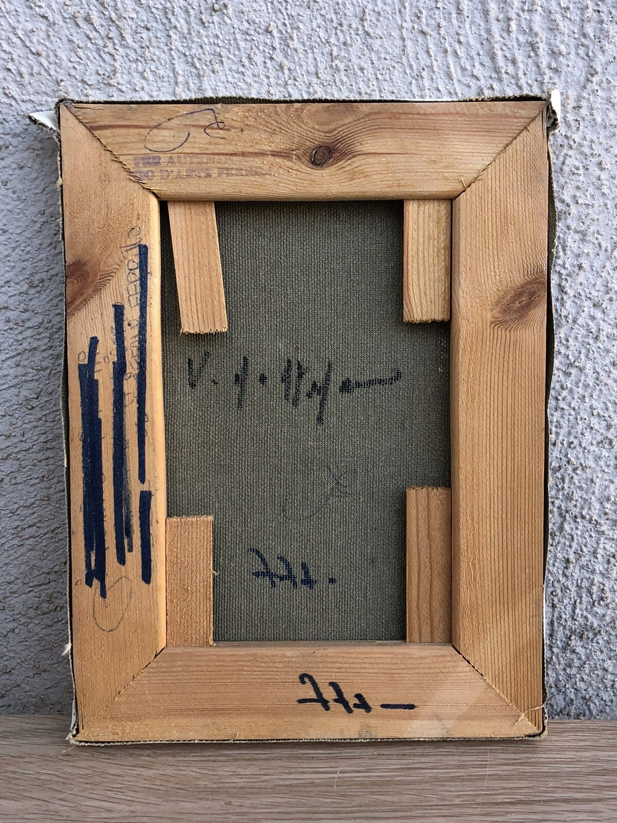 Quadro vintage -Pagliacci- dipinto a olio su tela