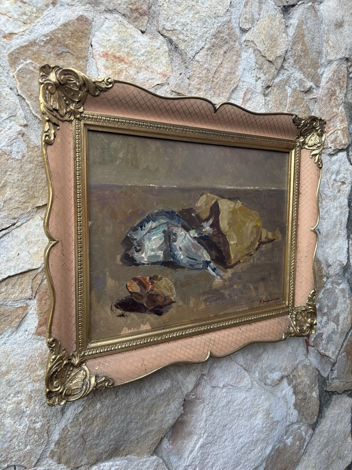 Quadro -Natura Morta- Giuseppe Scogniamiglio dipinto a olio
