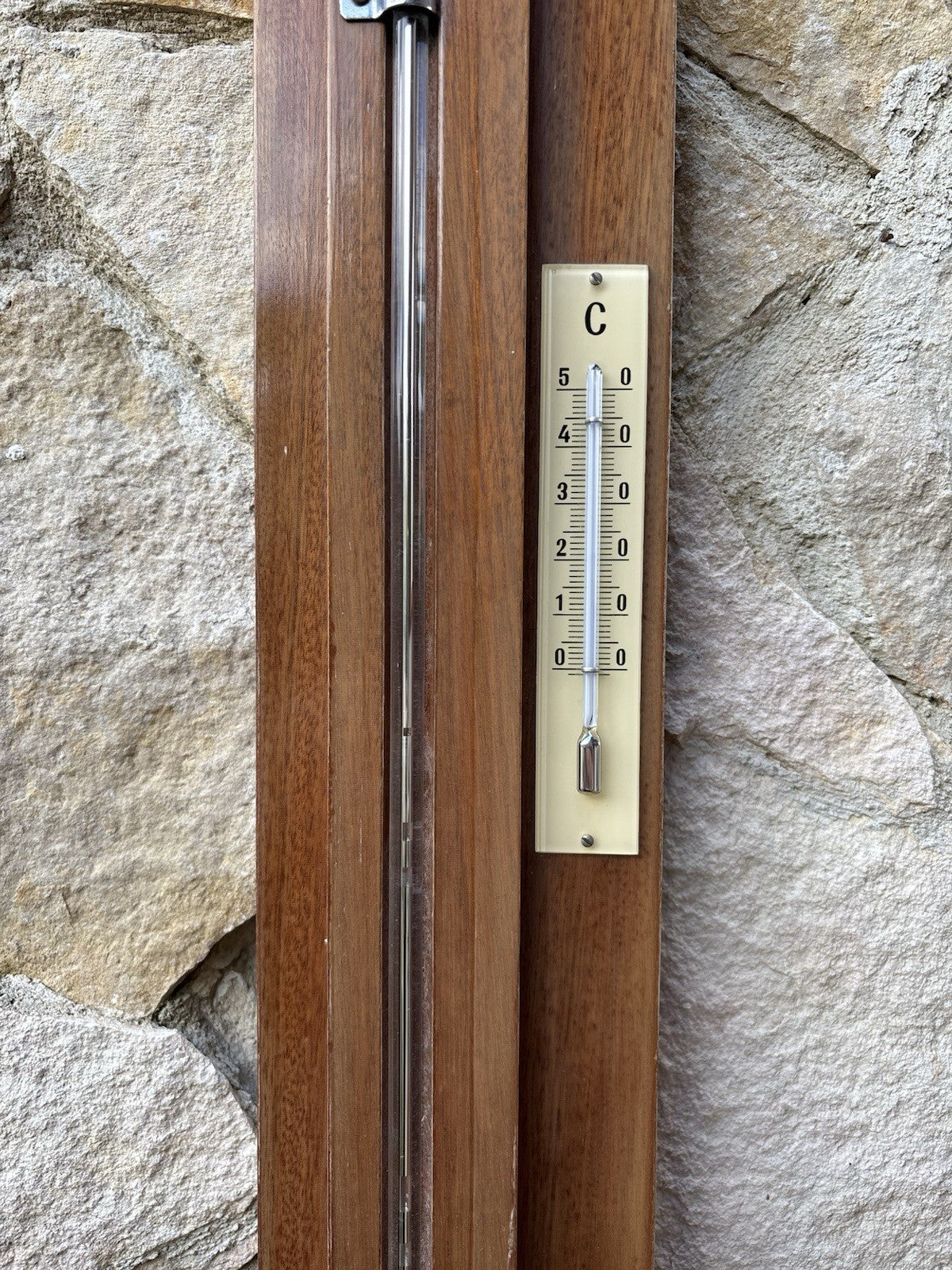 Barometer with antique thermometer -Officine Galileo Firenze--
